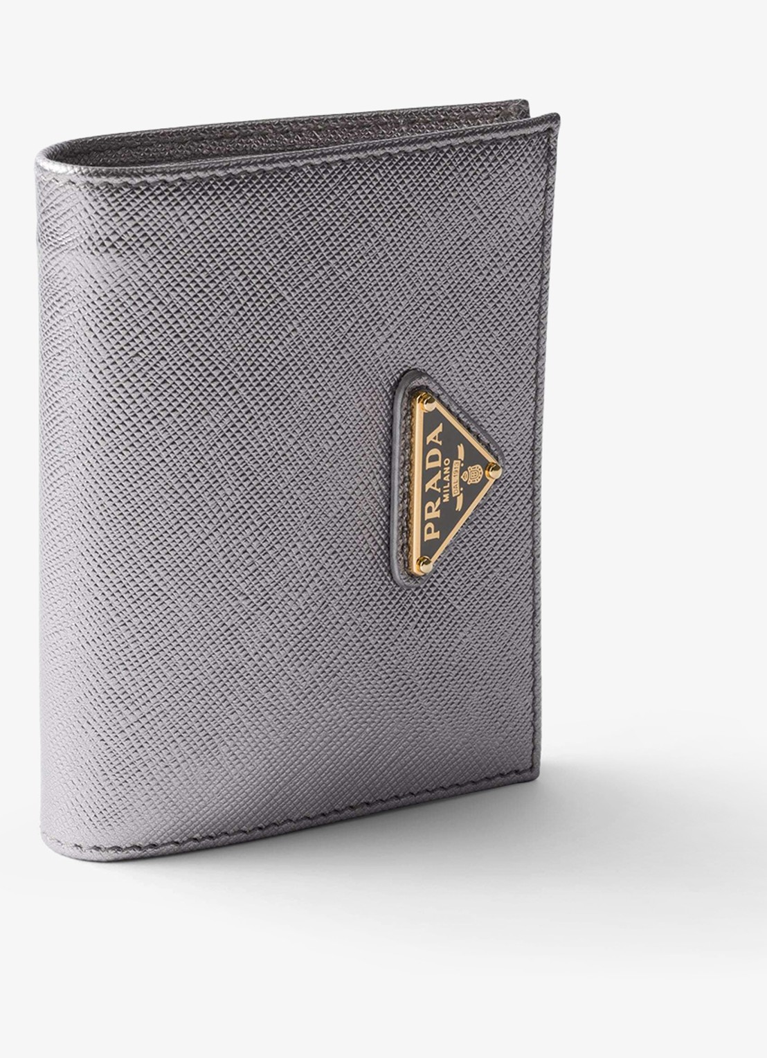 Prada Small portemonnee van kalfsleer  - detail 4 zilver