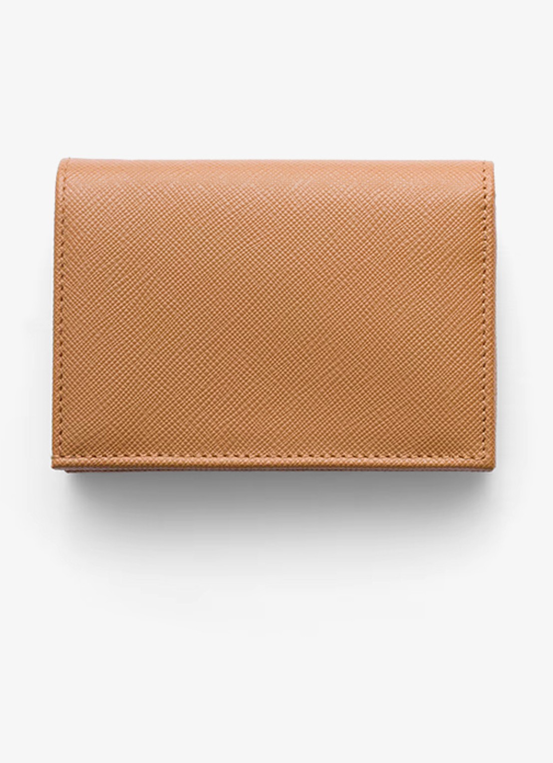 Prada Small portemonnee van kalfsleer - achterkant 4 camel