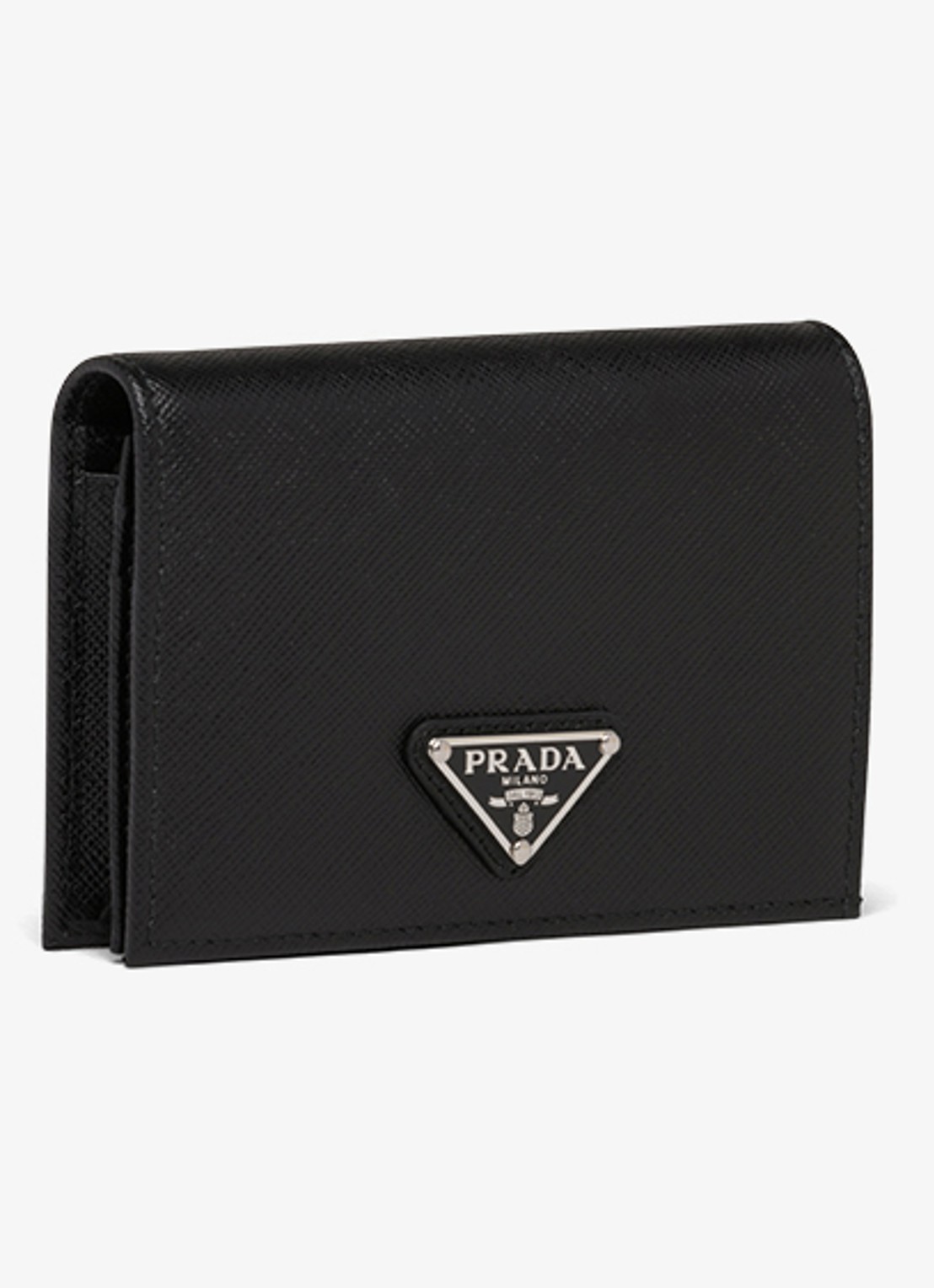 Prada Small portemonnee van kalfsleer - detail 3 zwart