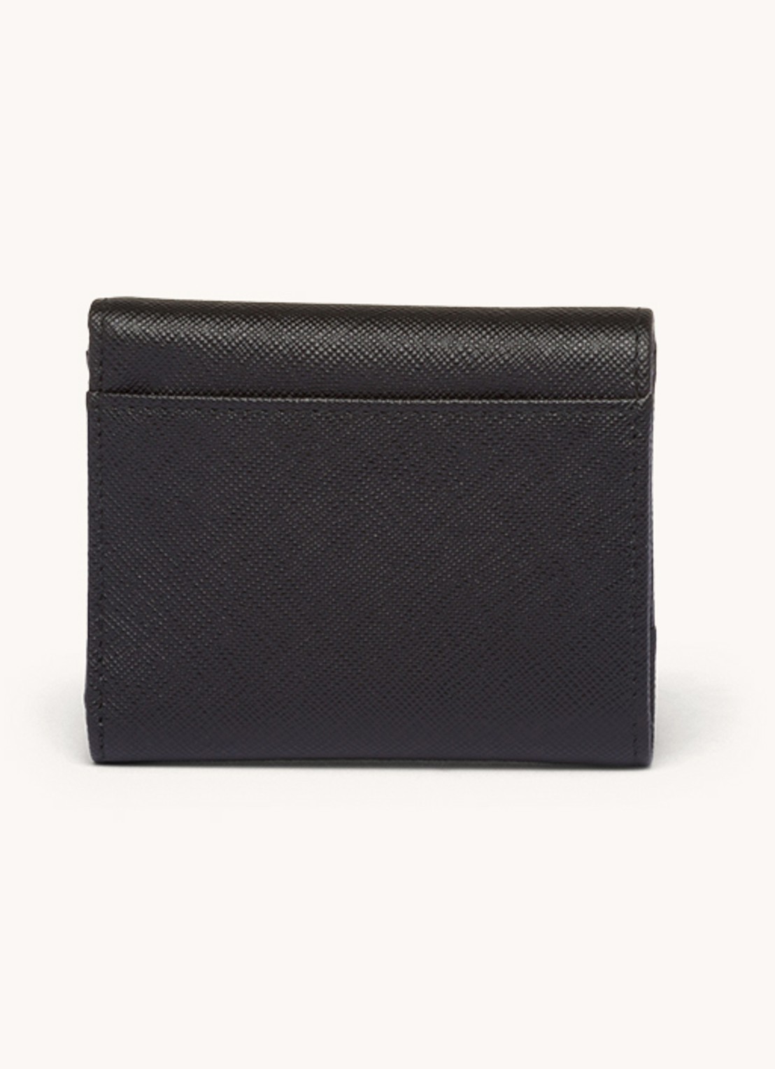 Prada Small portemonnee van leer - achterkant 3 zwart