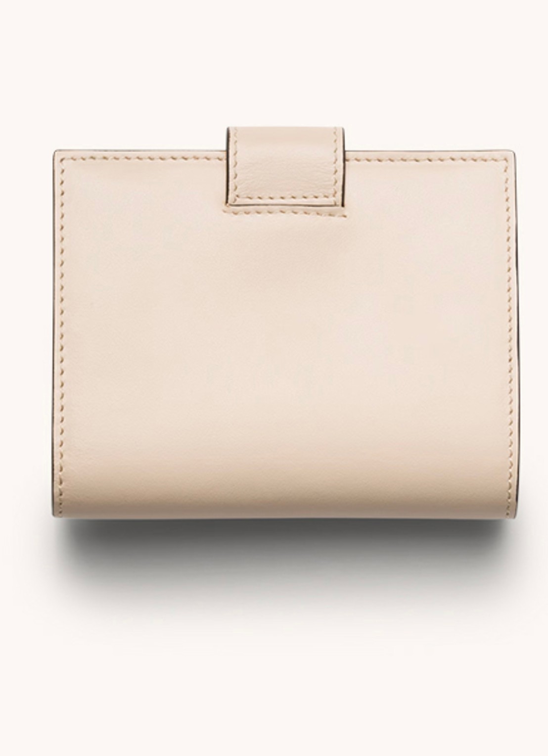 Prada Small portemonnee van leer - achterkant 4 gebroken wit