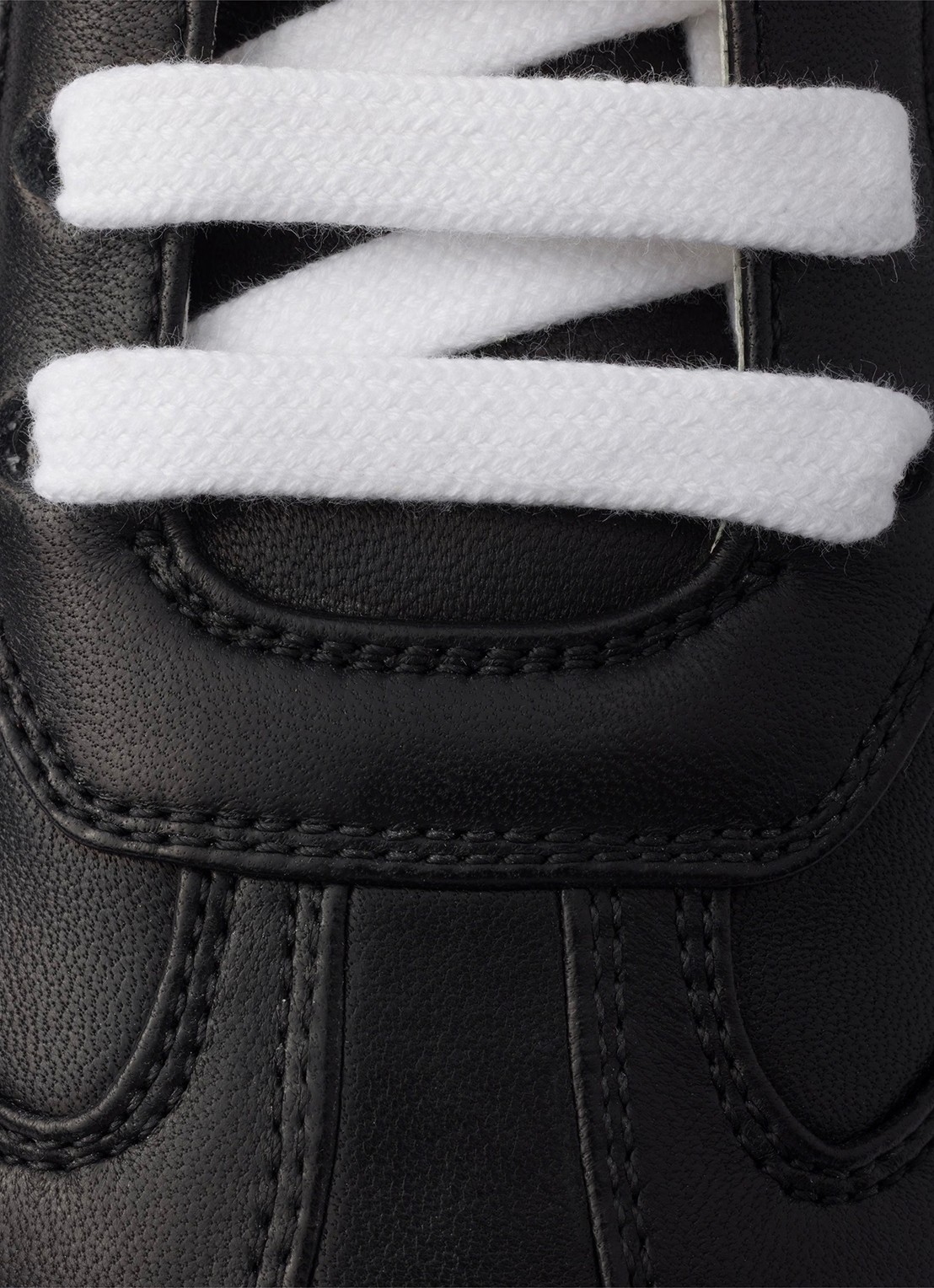 Prada Sneaker van leer - detail 5 zwart