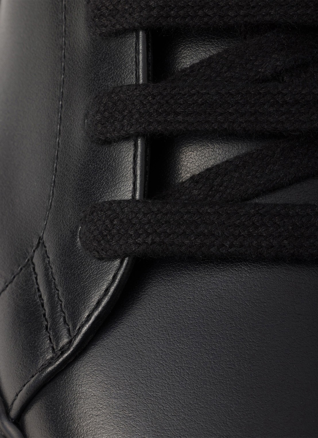 Prada Sneaker van leer - detail 3 zwart