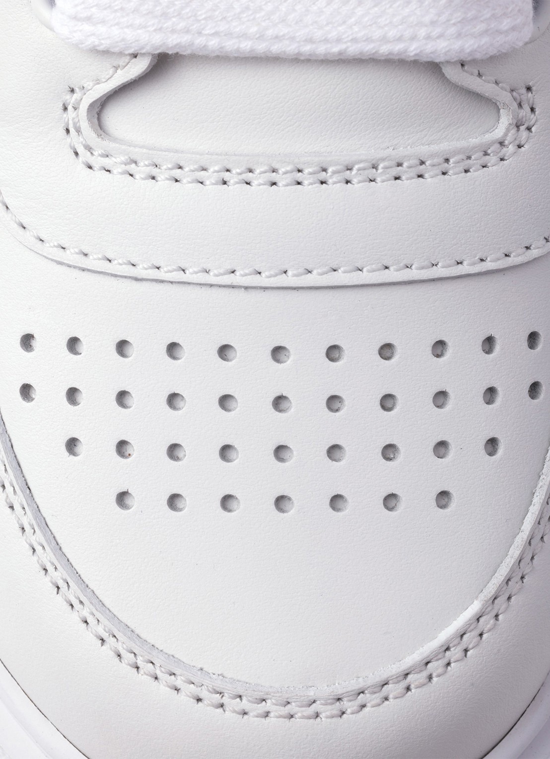 Prada Sneaker van leer - detail 6 wit