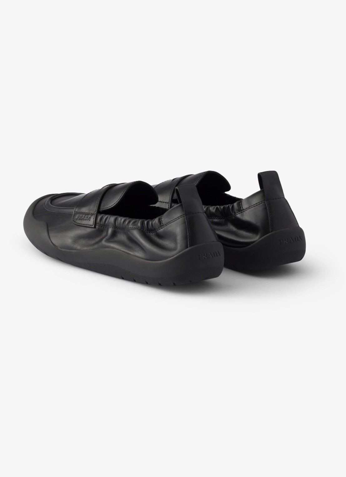 Prada Speedrock loafer van kalfsleer - achterkant 3 zwart