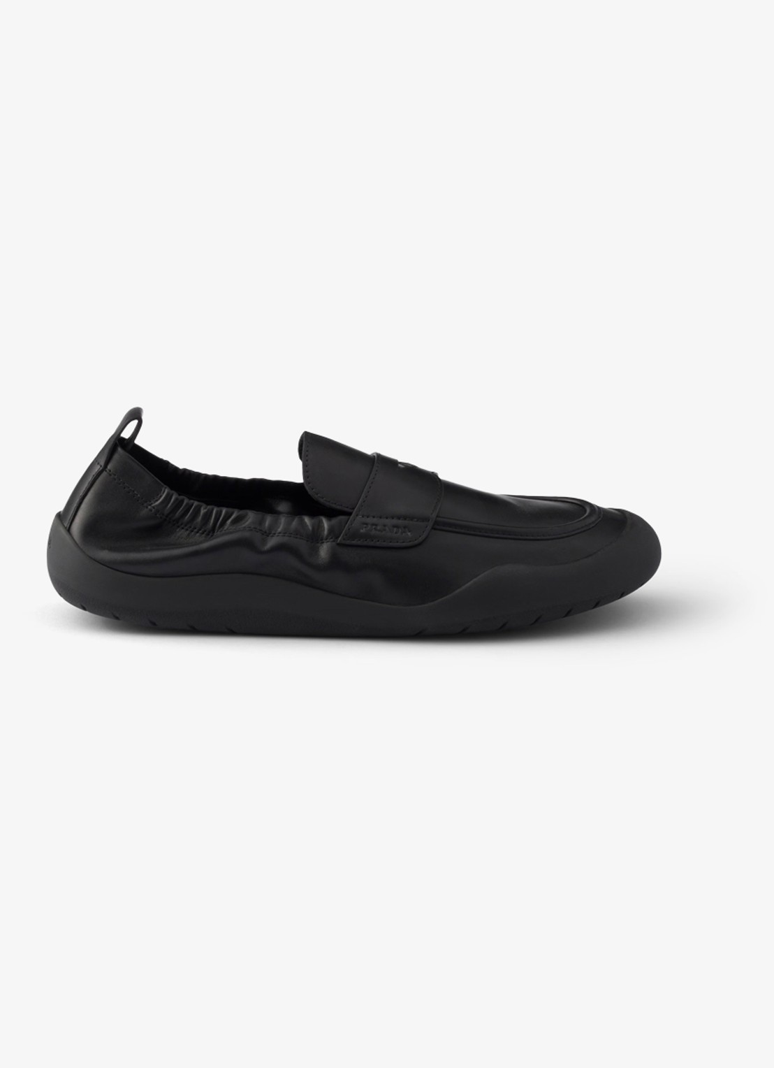 Prada Speedrock loafer van kalfsleer - voorkant 4 zwart