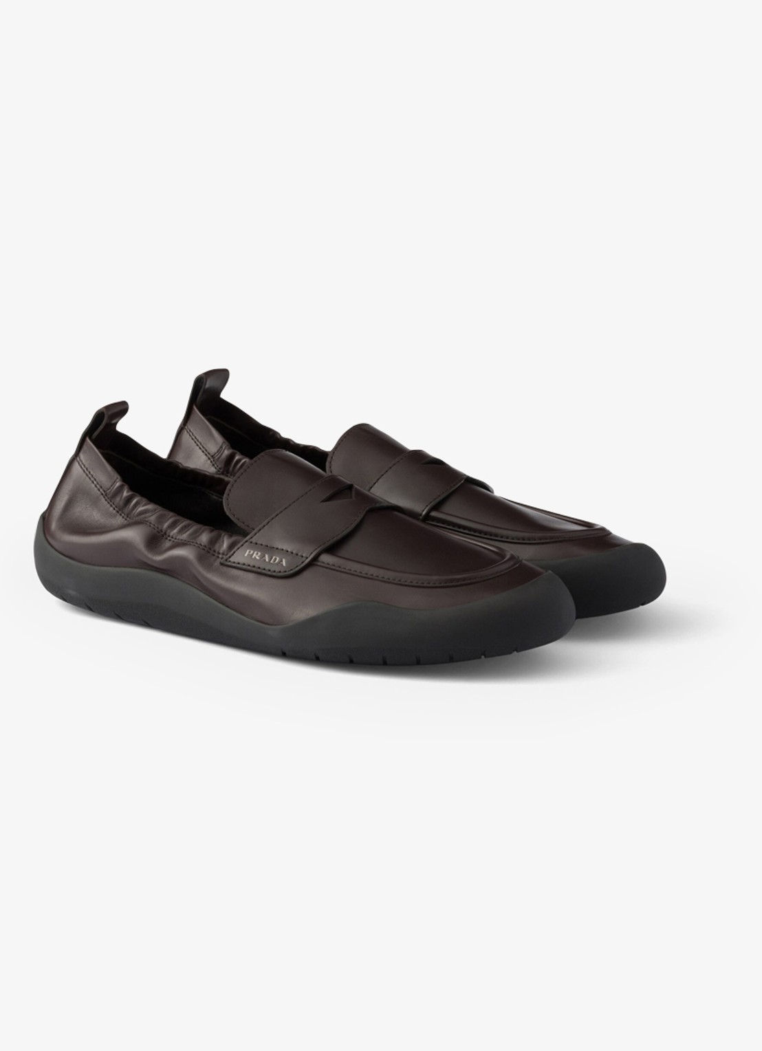 Prada Speedrock loafer van kalfsleer - detail 3 brown