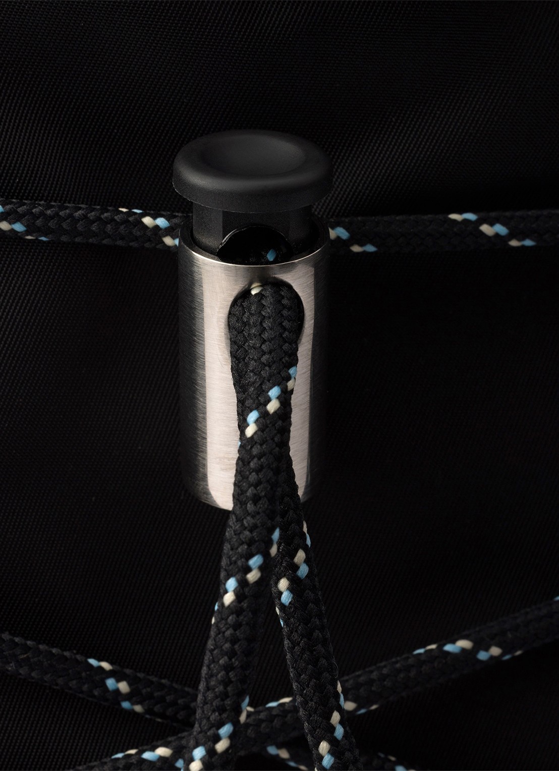 Prada Speedrock Re-Nylon rugzak met leren details - detail 4 zwart