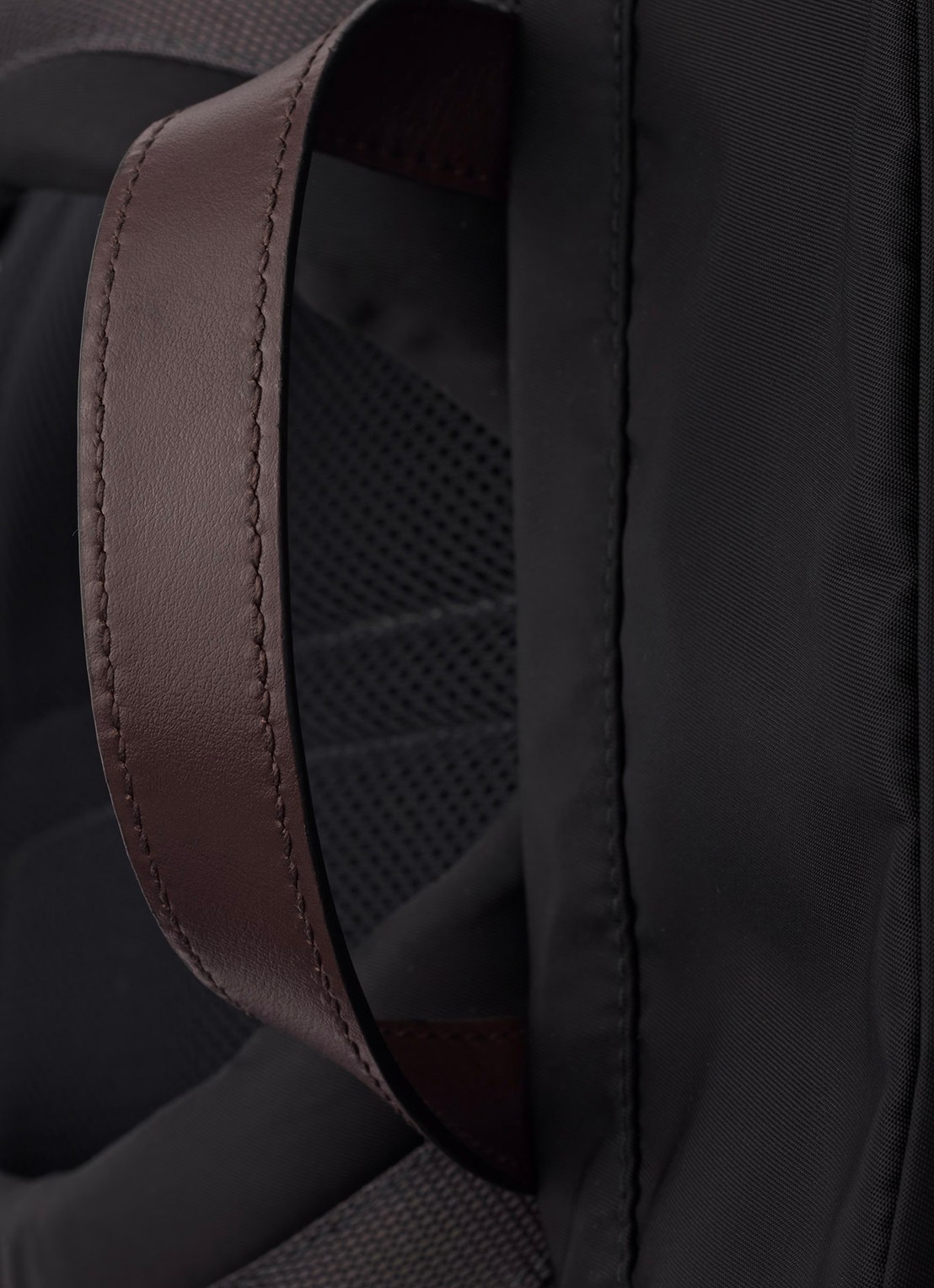 Prada Speedrock Re-Nylon rugzak met leren details - detail 2 zwart