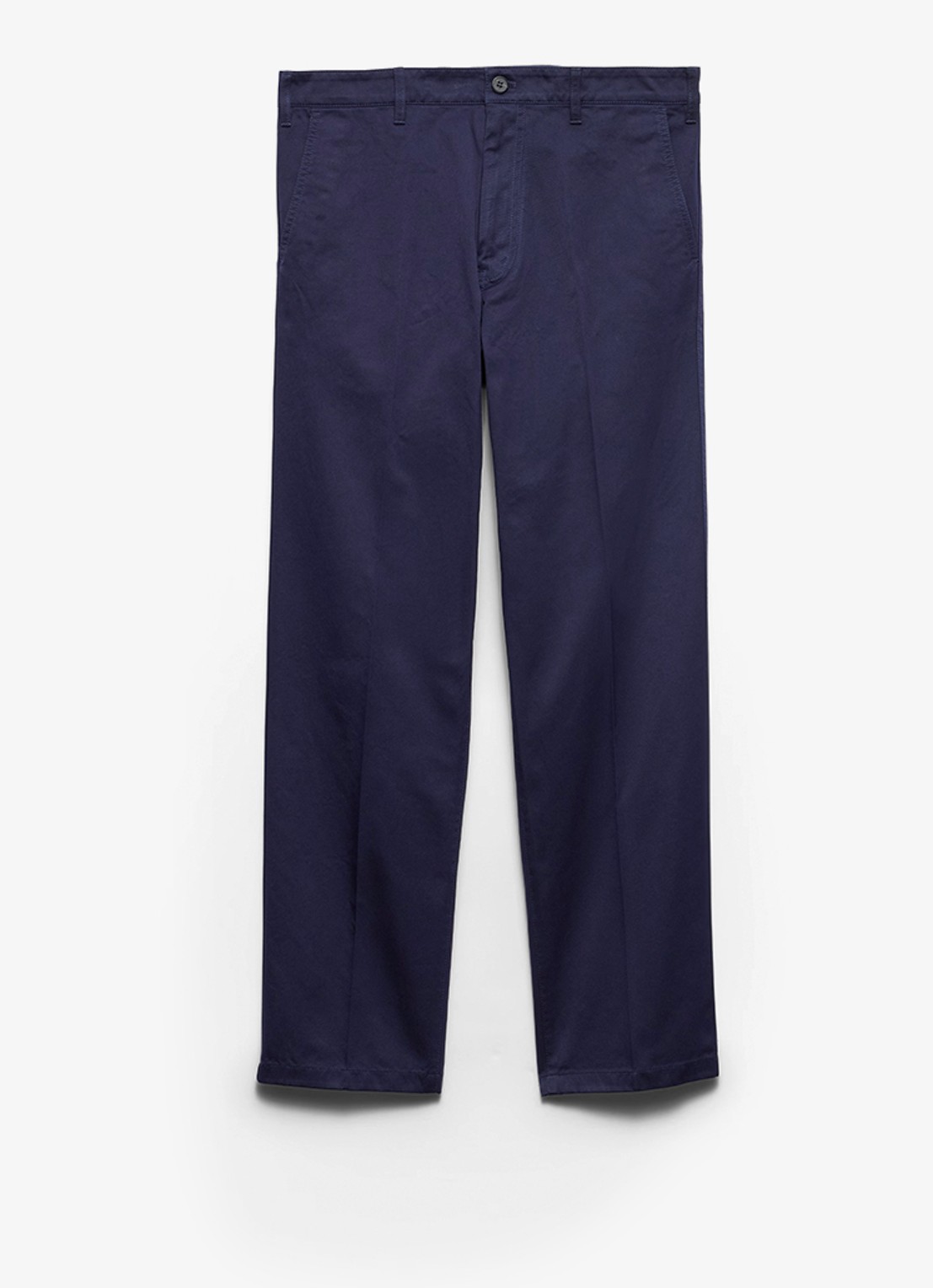Prada Straight fit chino met steekzakken - voorkant 4 donkerblauw