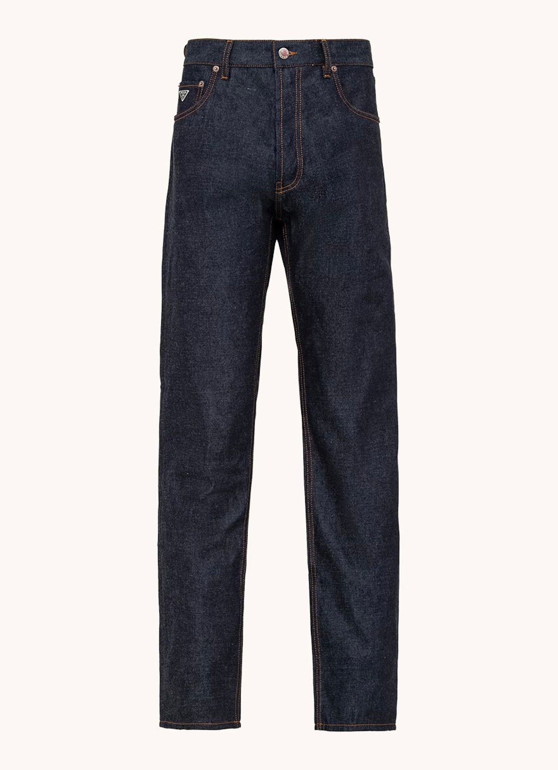 Prada Straight leg jeans met donkere wassing - voorkant 2 indigo
