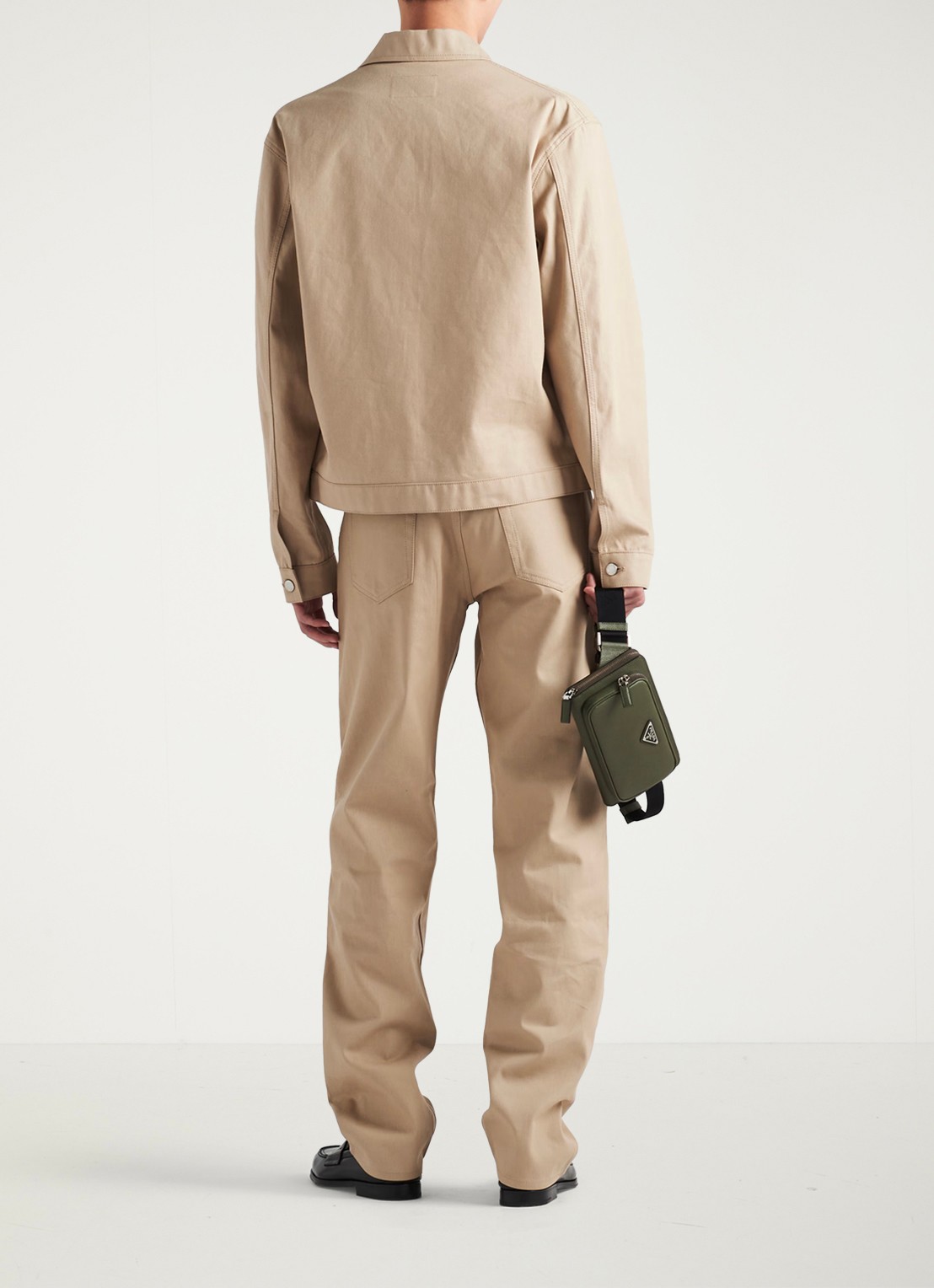 Prada Straight leg jeans met gekleurde wassing - detail 3 beige