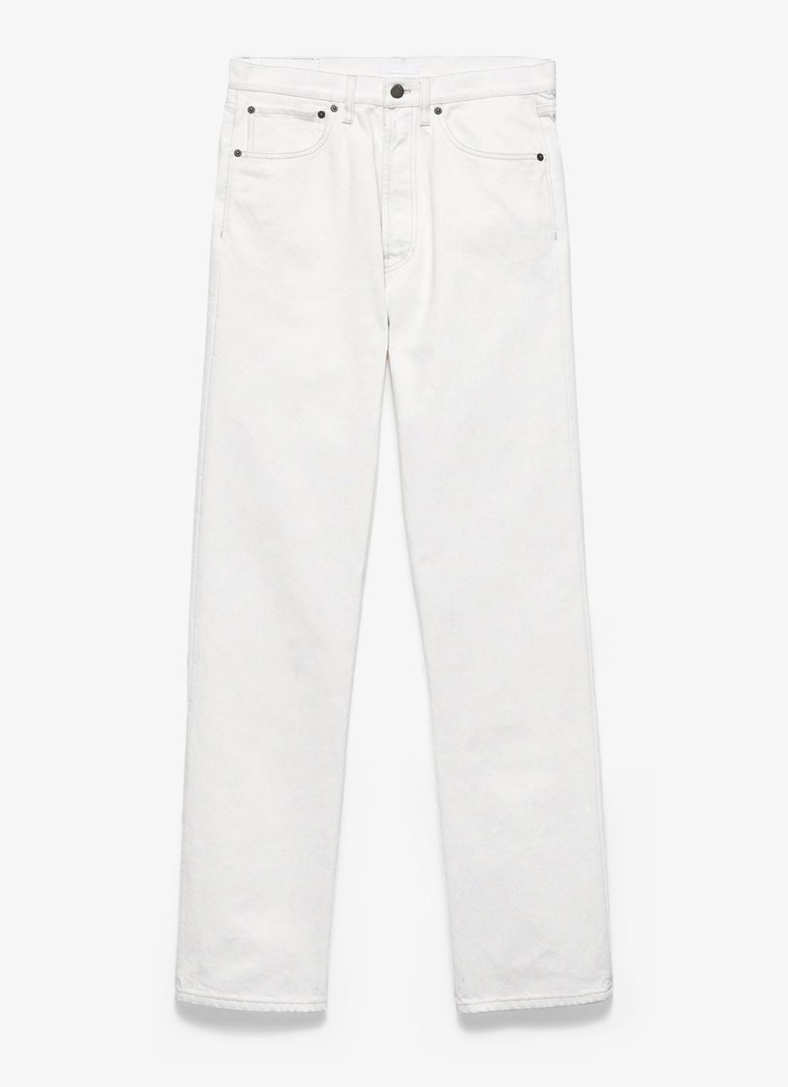 Prada Straight leg jeans met gekleurde wassing - voorkant 6 wit