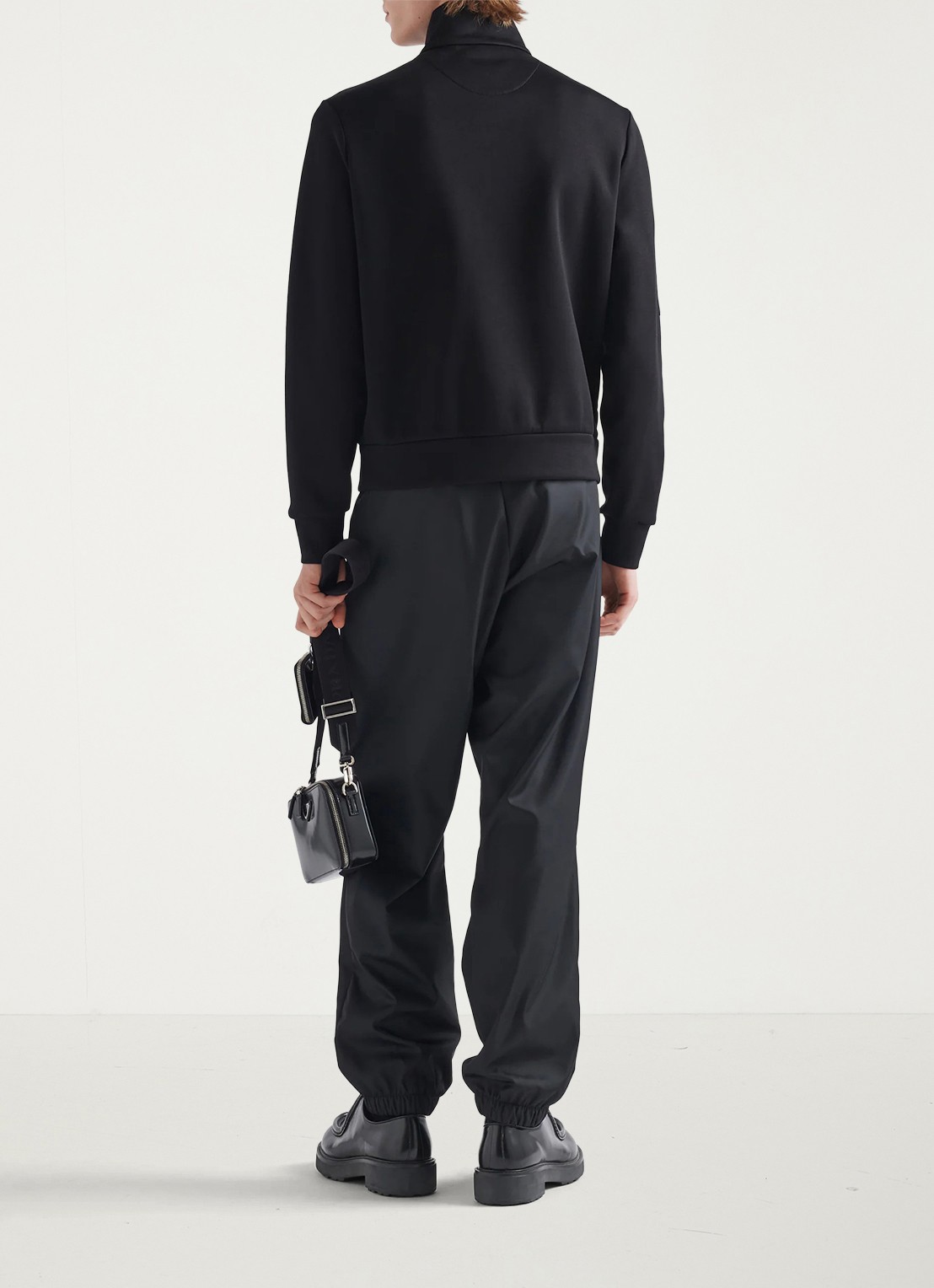 Prada Sweatvest met logo - achterkant 5 zwart