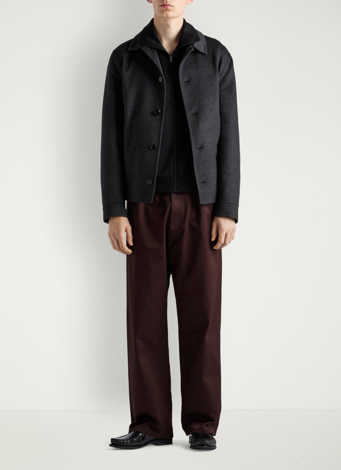 Prada Sweatvest met ritszakken - detail 2 zwart