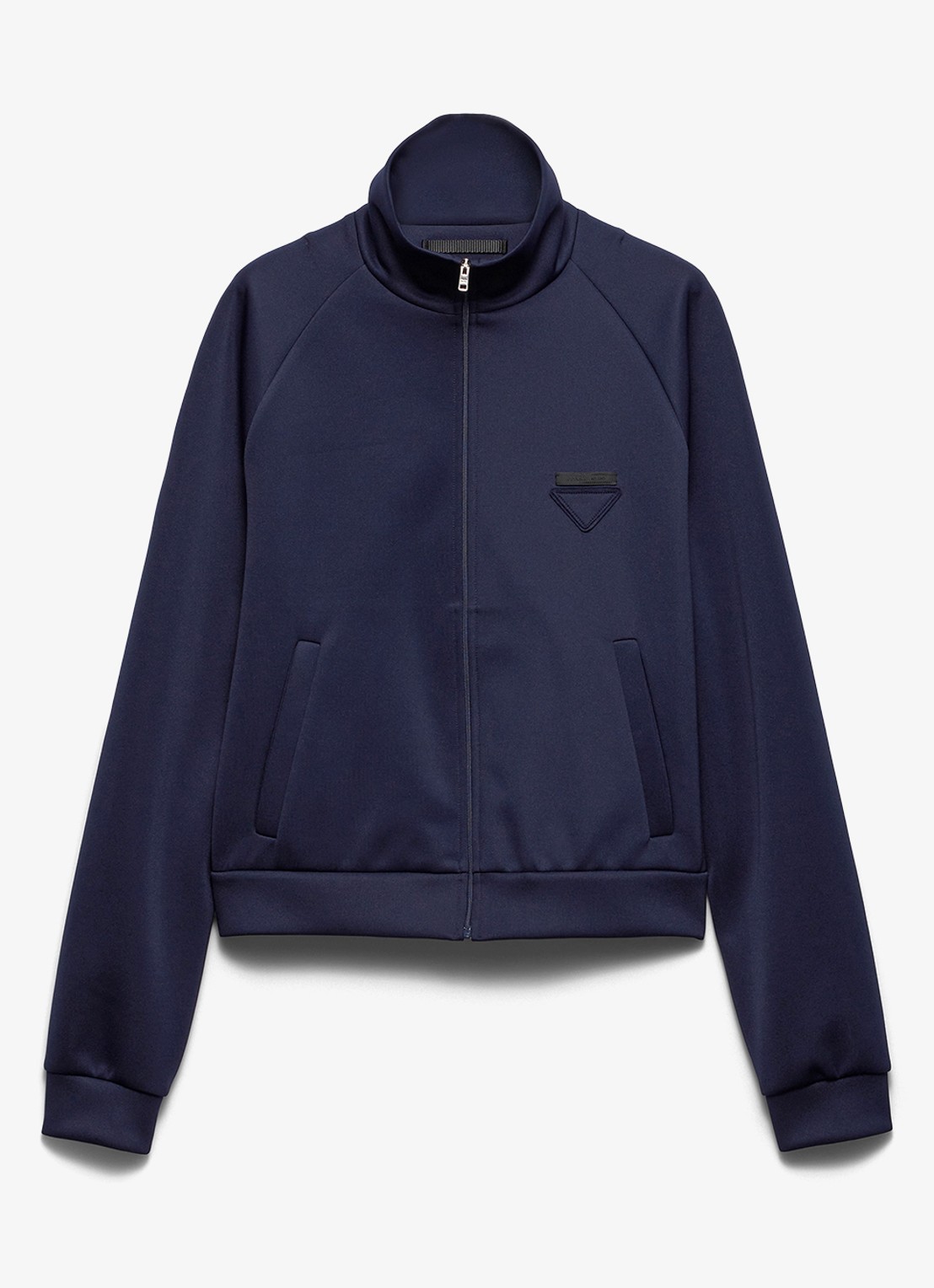 Prada Sweatvest met steekzakken - voorkant 2 donkerblauw
