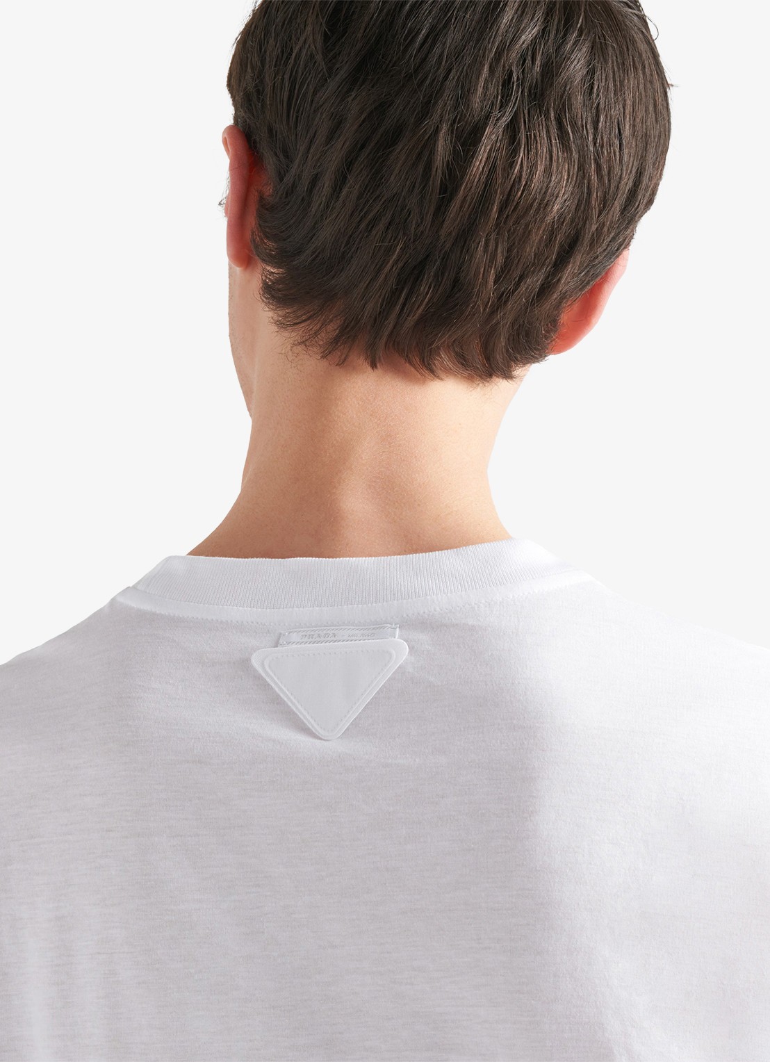 Prada T-shirt met ronde hals in 3-pack - detail 3 wit