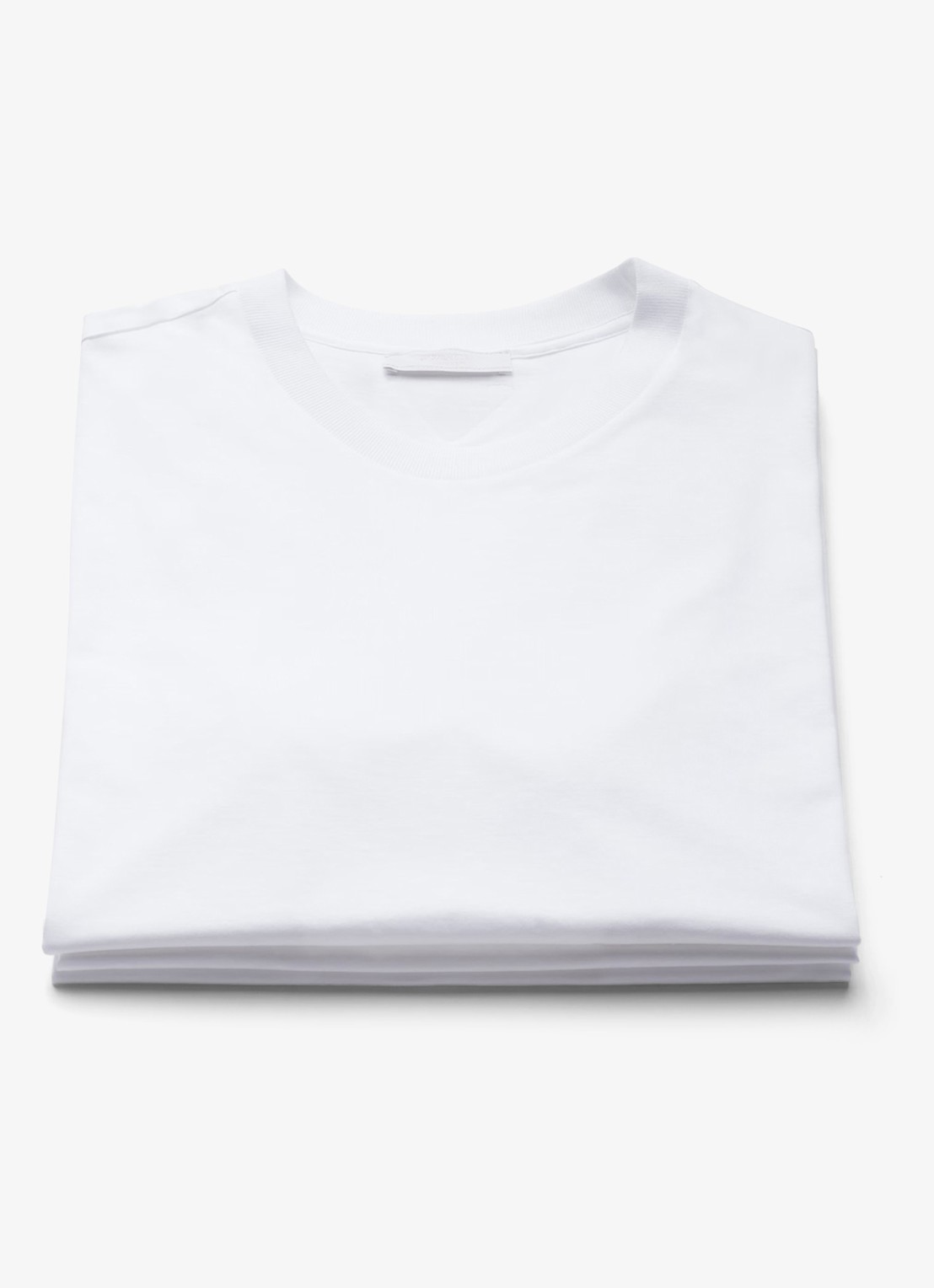 Prada T-shirt met ronde hals in 3-pack - detail 4 wit