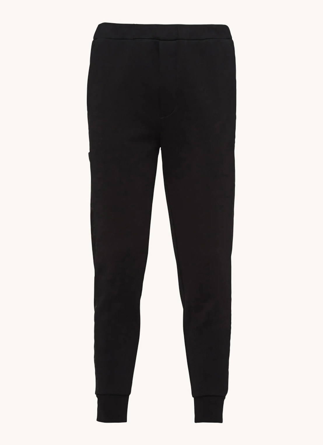 Prada Tapered fit joggingbroek met steekzakken - voorkant 4 zwart