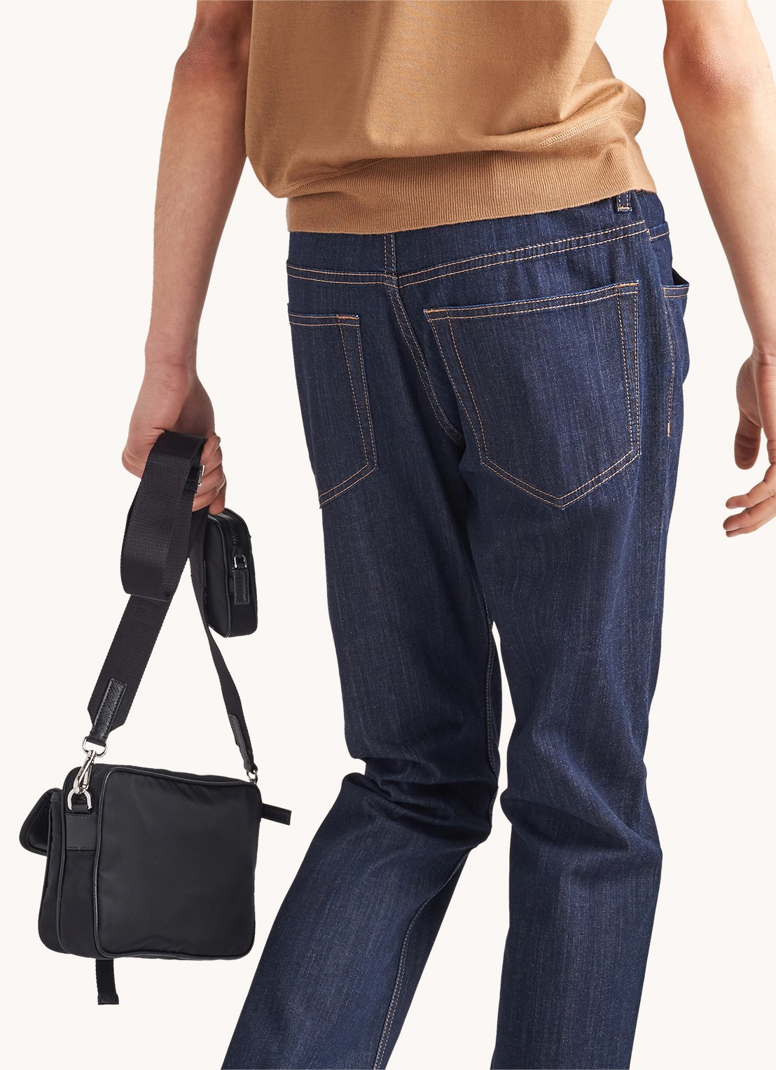 Prada Tapered jeans met donkere wassing - detail 5 indigo