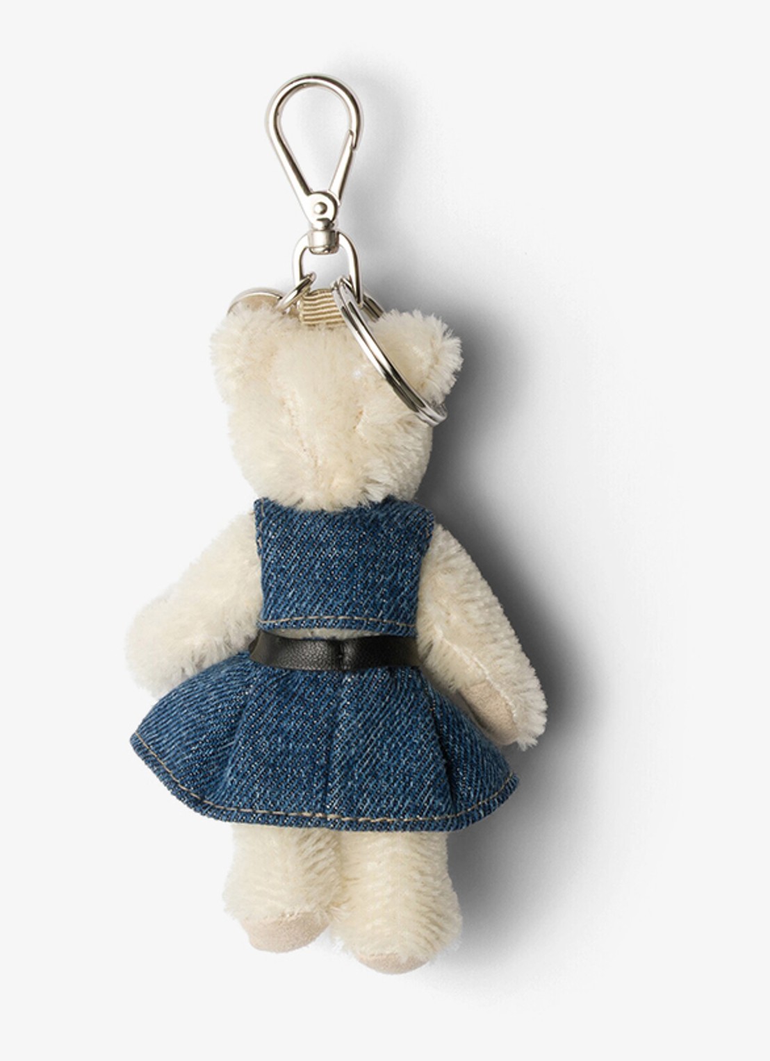 Prada Teddy tasbedel met logo - voorkant 2 wit