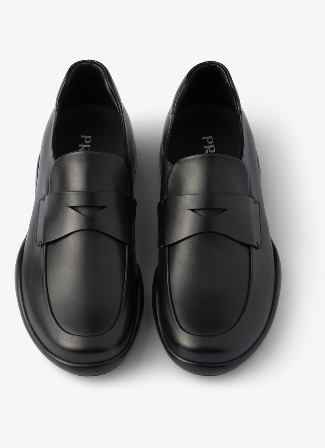 Prada Toblach loafer van kalfsleer - detail 4 zwart