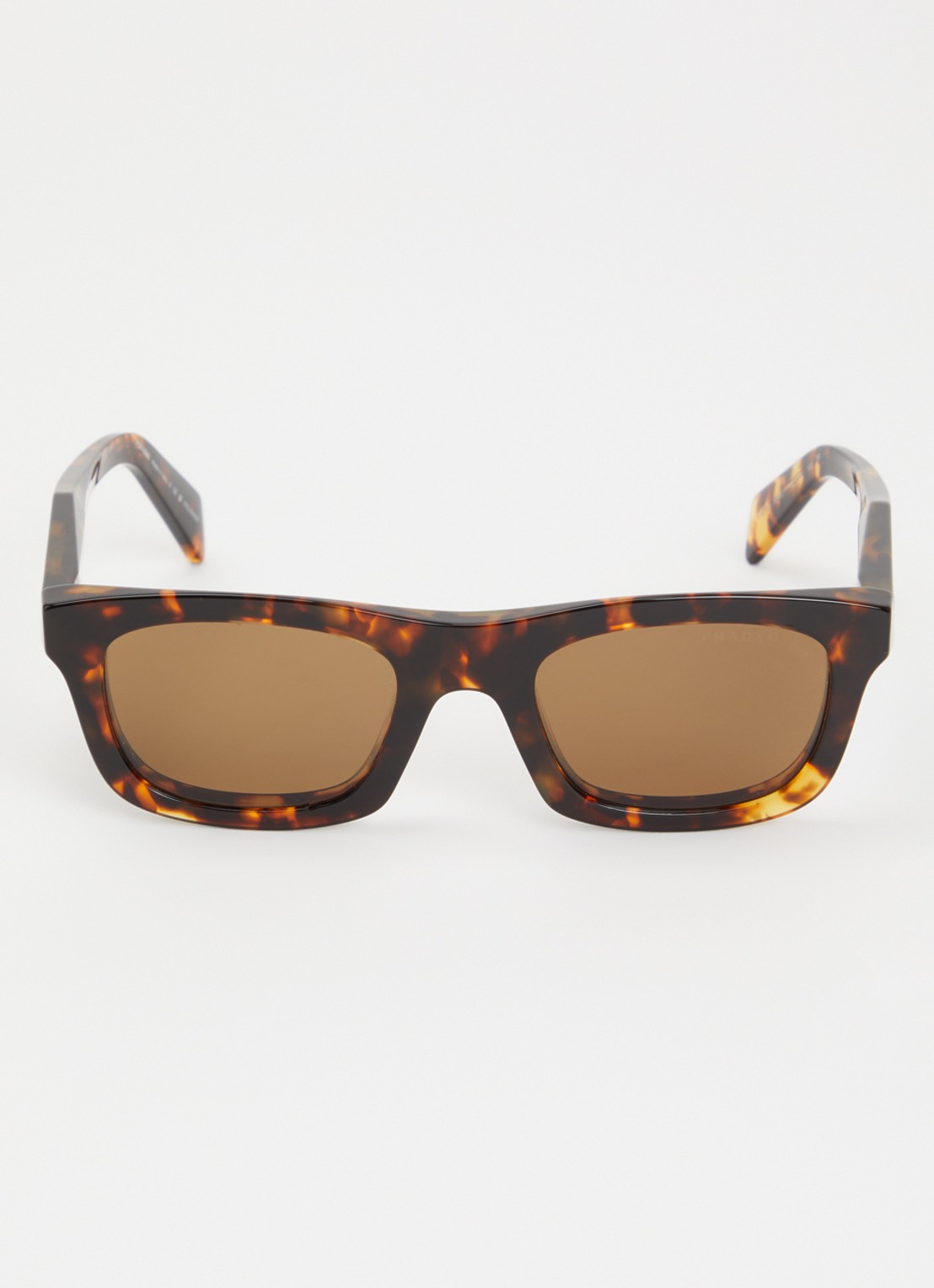 Prada Wayfarer zonnebril gepolariseerd PR C06S - detail bruin