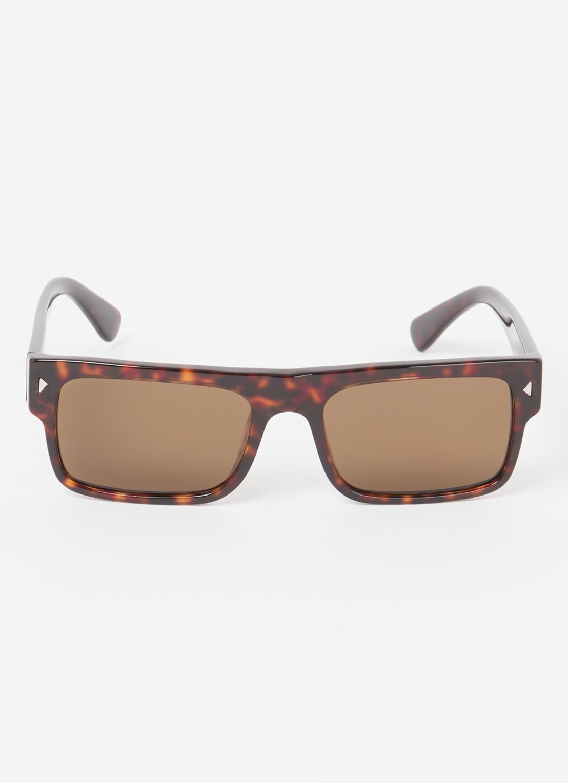Prada Wayfarer zonnebril gepolariseerd PRA10S - detail 3 donkerbruin