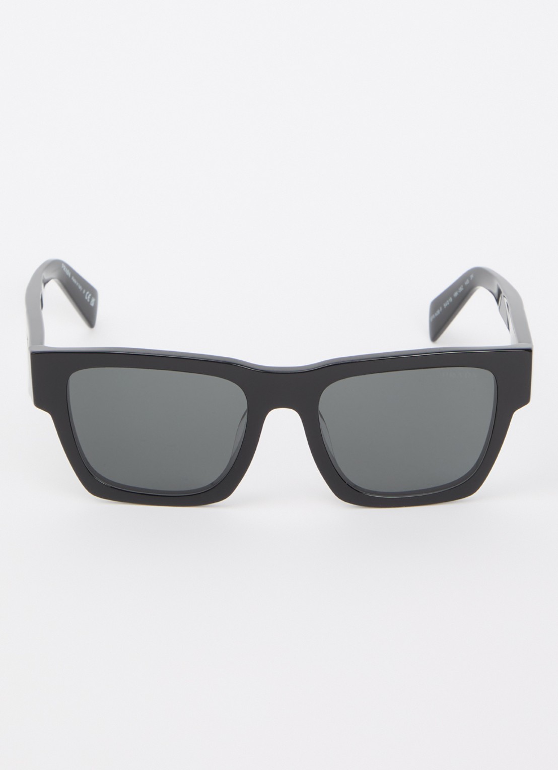 Prada Wayfarer zonnebril PR A06SF  - detail 2 zwart