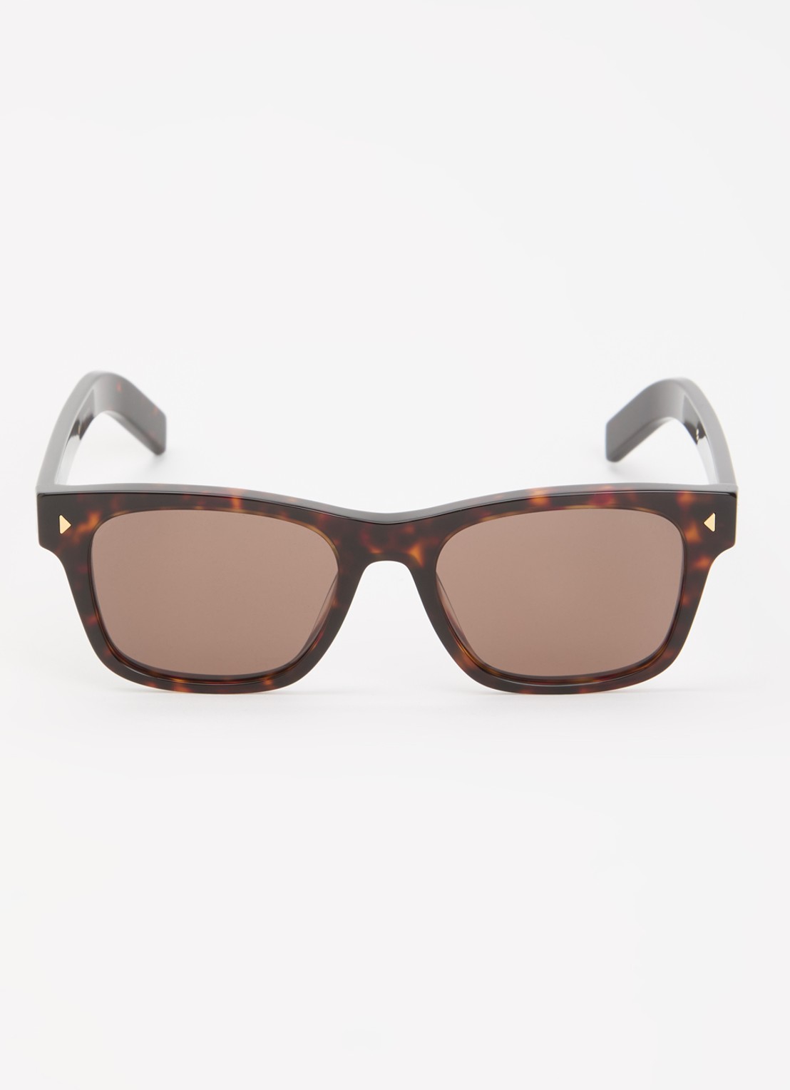 Prada Wayfarer zonnebril PR A17S - detail 2 donkerbruin