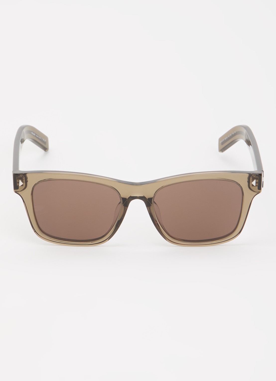 Prada Wayfarer zonnebril PR A17SF - detail 2 bronsgroen