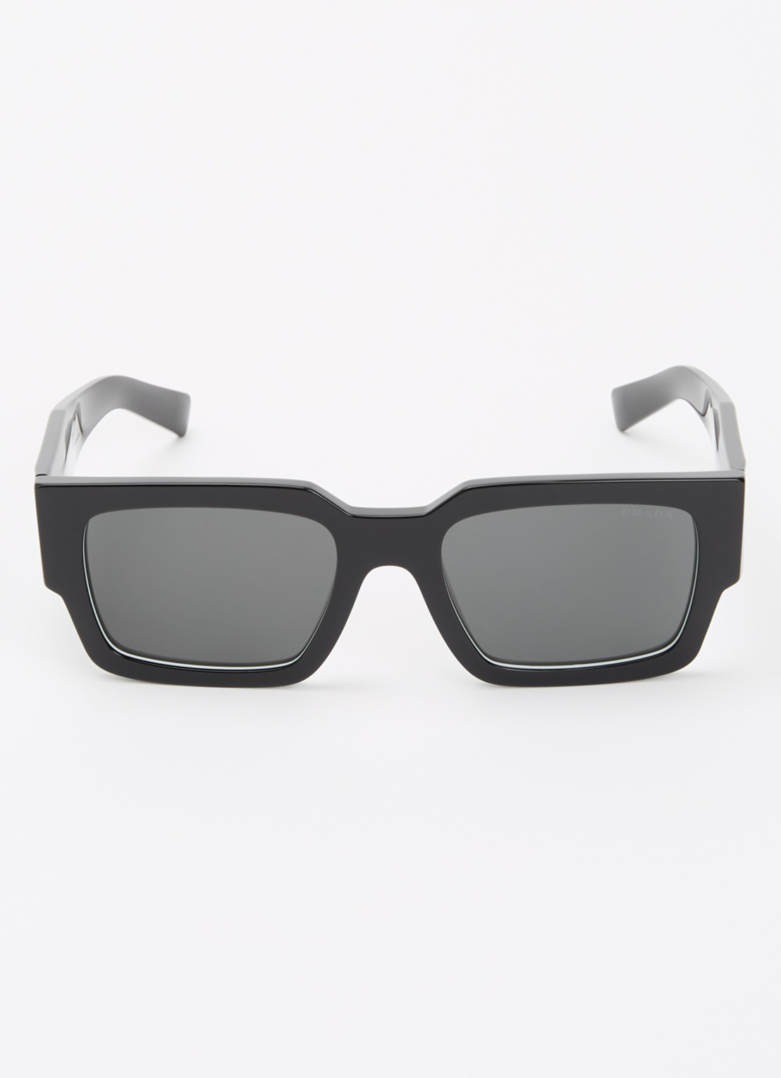 Prada Wayfarer zonnebril PR B17S - detail 2 zwart