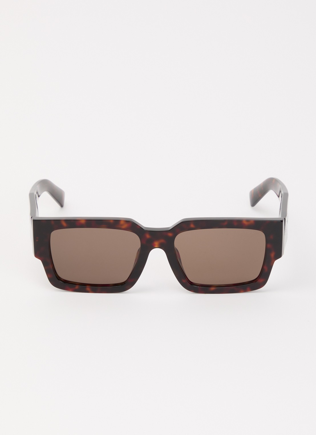 Prada Wayfarer zonnebril PR B17SF - detail 2 donkerbruin