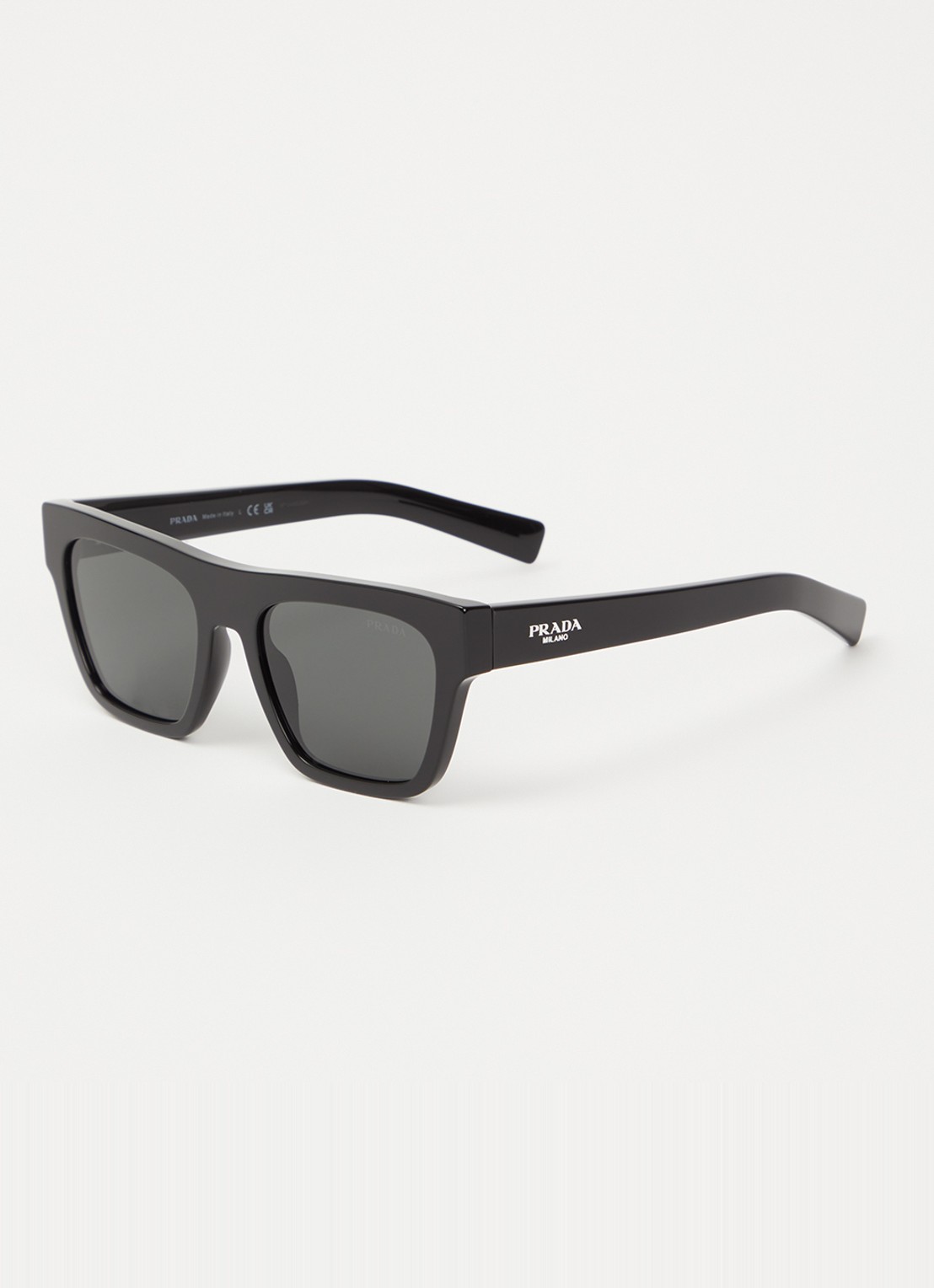 Prada Wayfarer zonnebril PR C03S - voorkant zwart