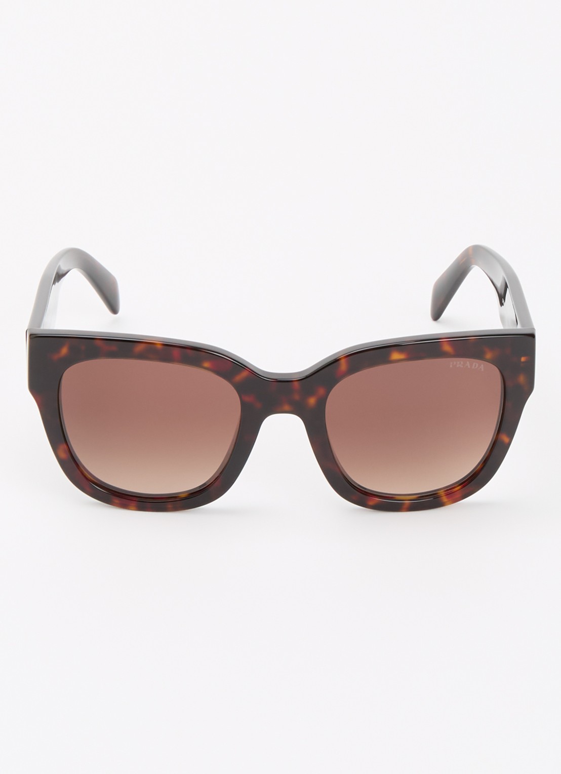 Prada Wayfarer zonnebril PR C04S - detail donkerbruin