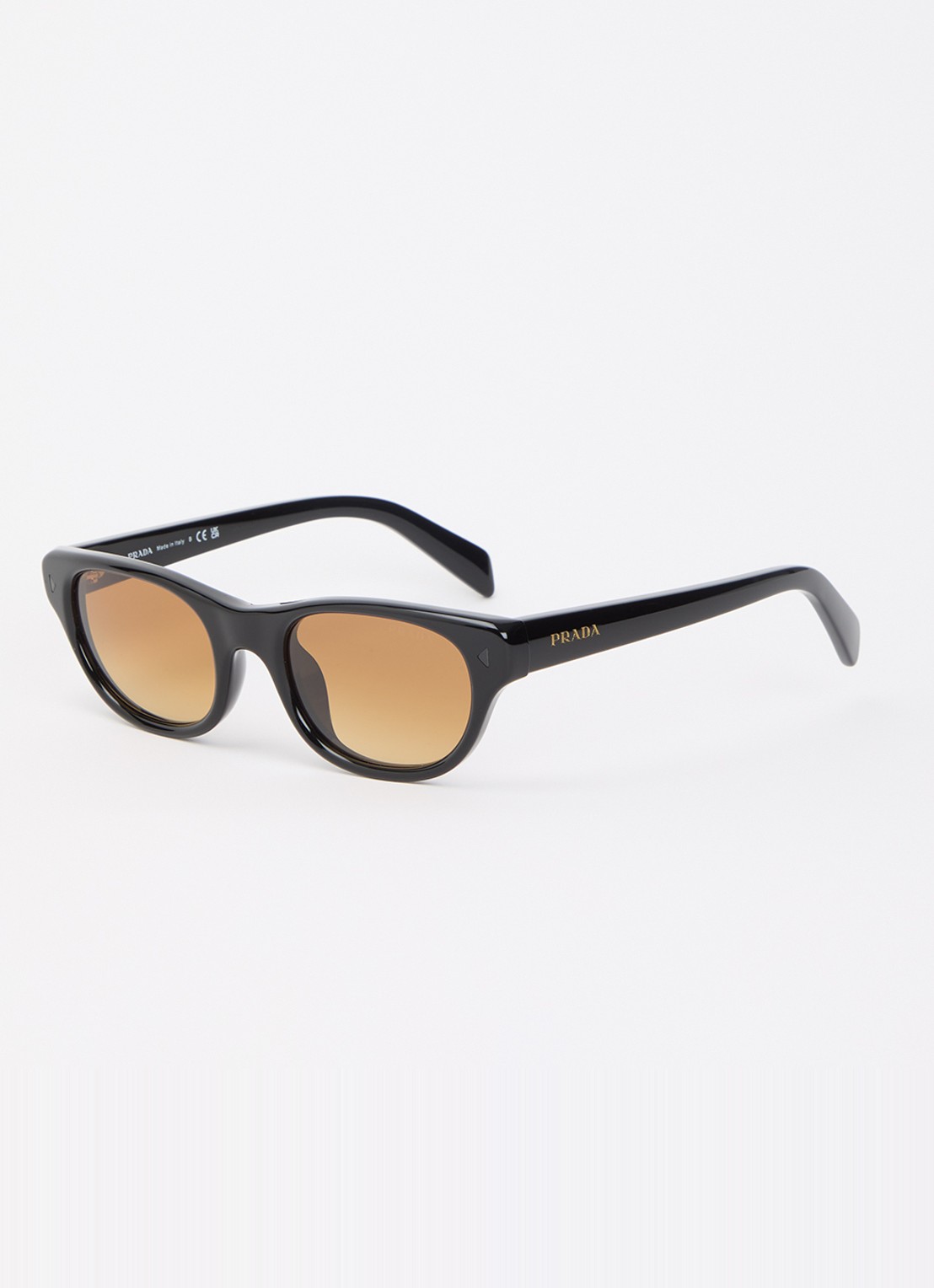 Prada Wayfarer zonnebril PR C08S - voorkant 4 zwart