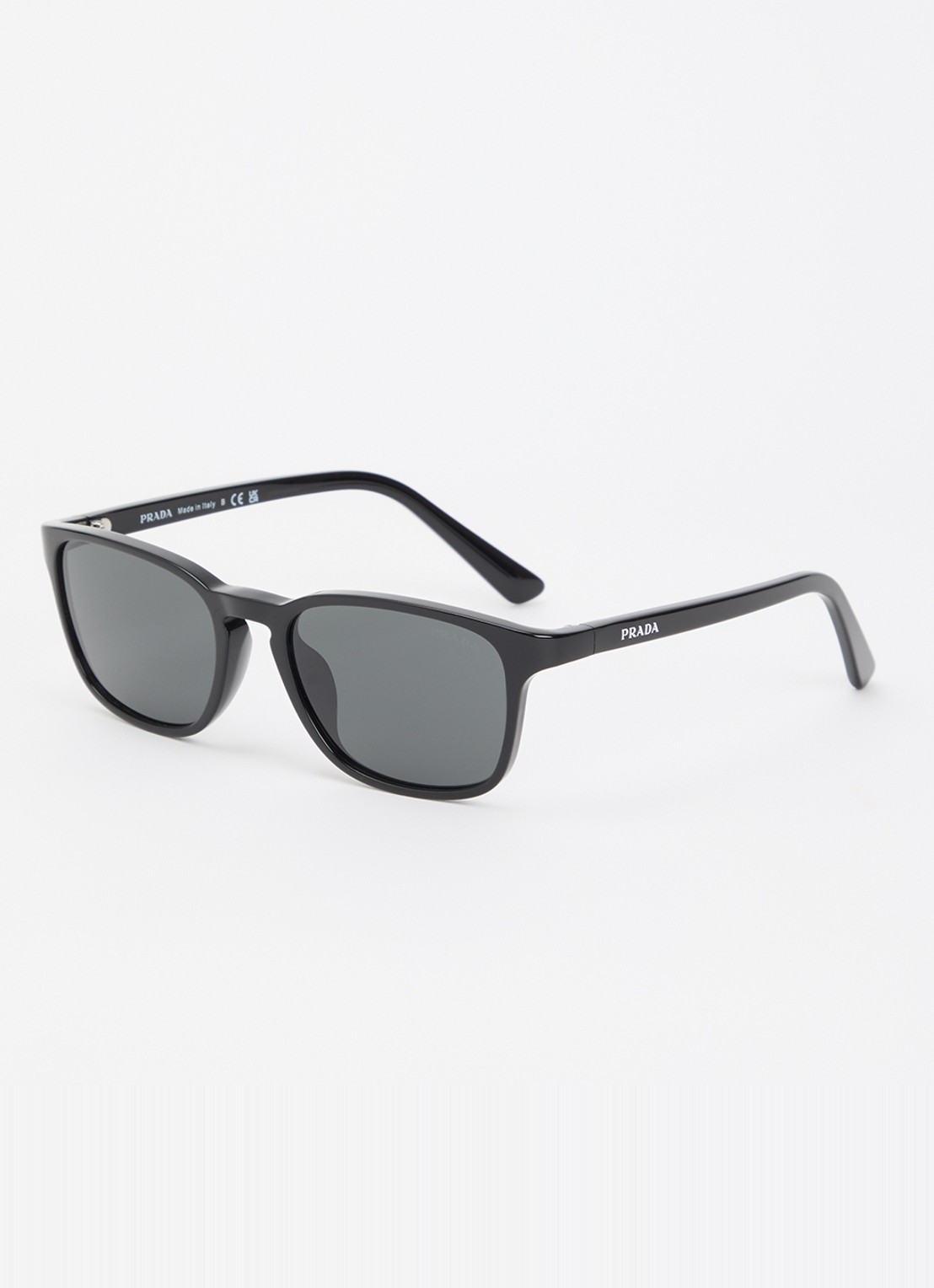 Prada Wayfarer zonnebril PR D13SU - voorkant 4 zwart