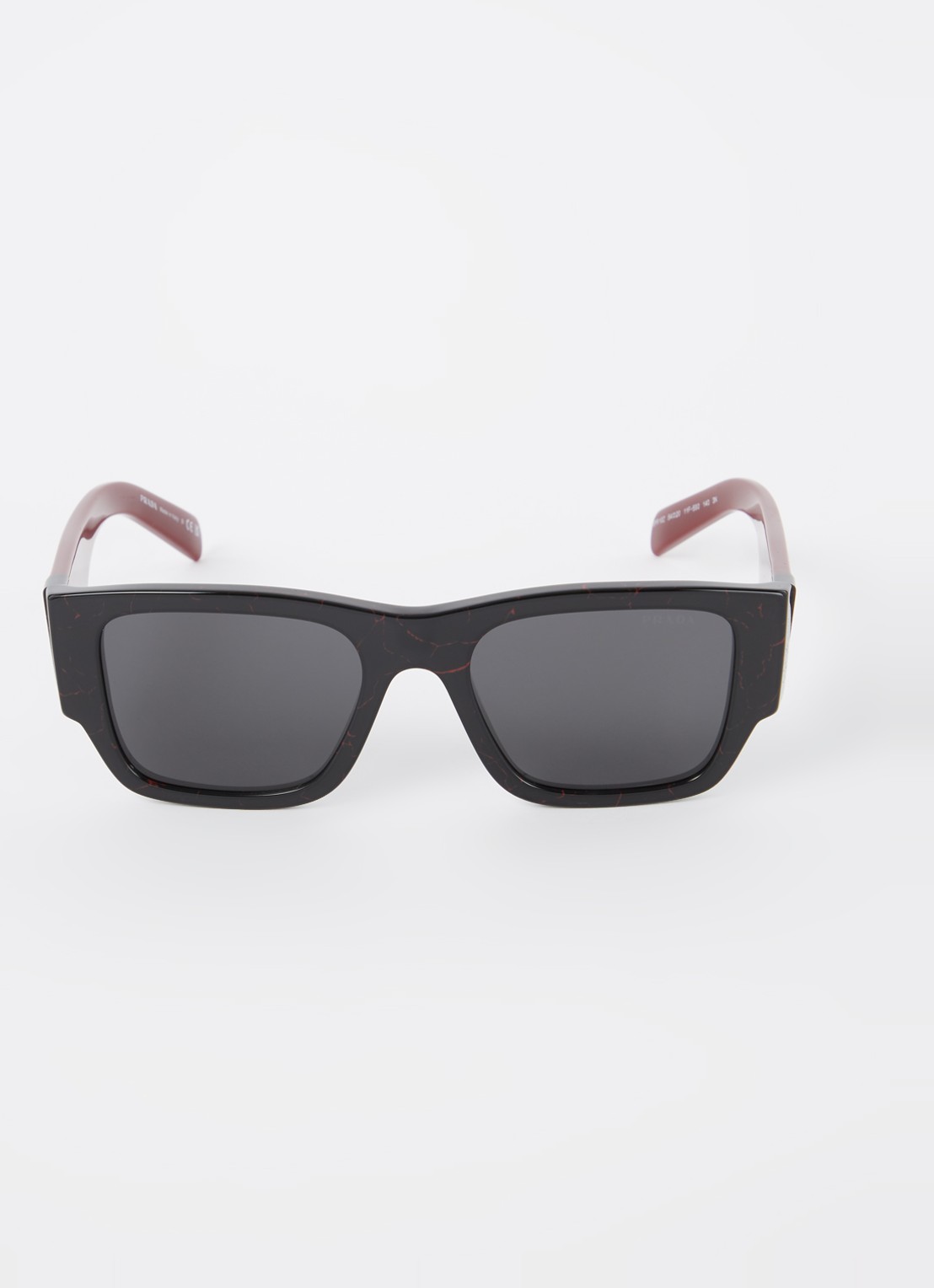 Prada Wayfarer zonnebril PR10ZS - detail zwart