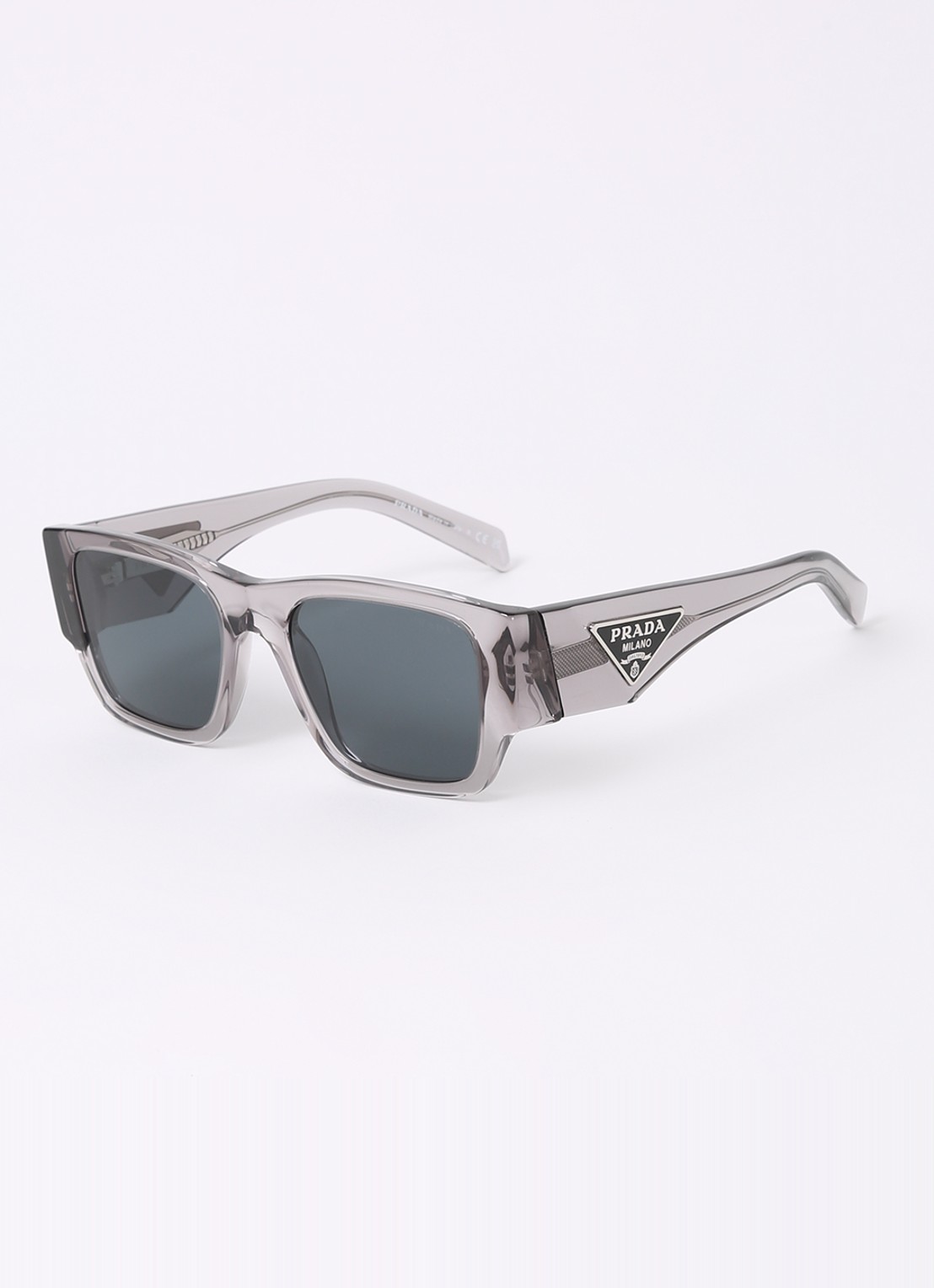 Prada Wayfarer zonnebril PR10ZS  - voorkant transparant