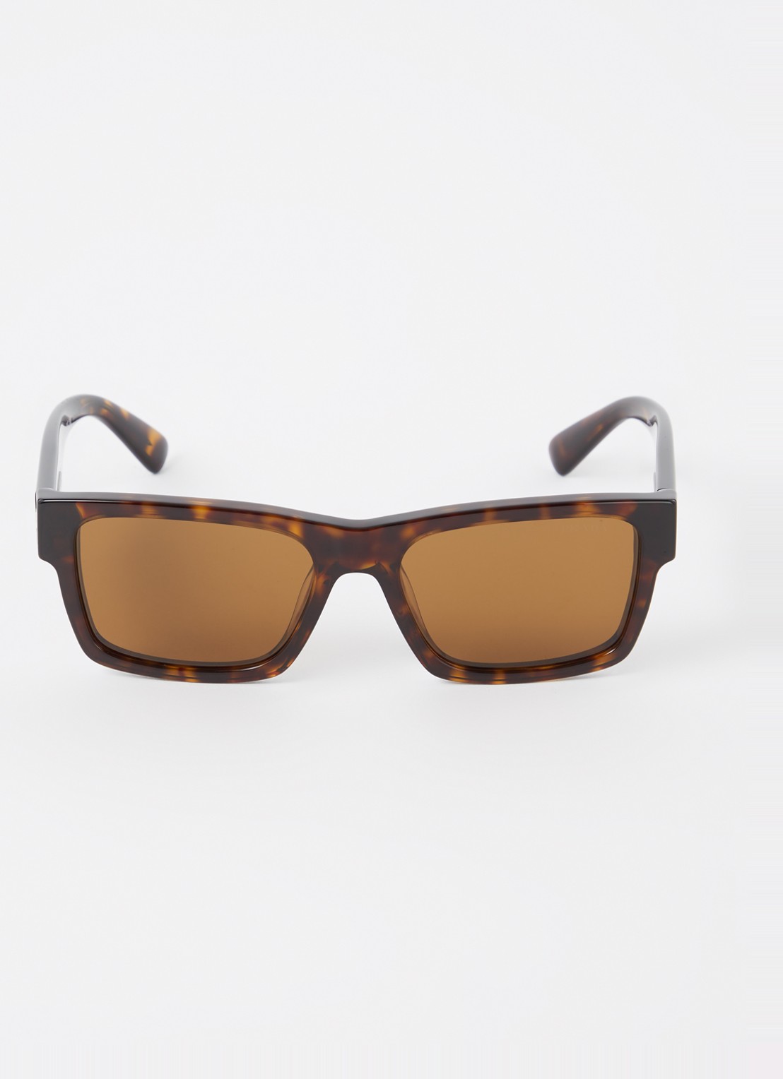 Prada Wayfarer zonnebril PR25ZS - detail 2 donkerbruin