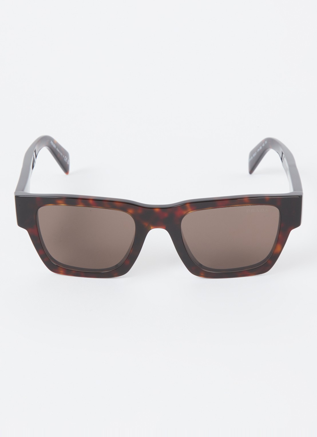 Prada Wayfarer zonnebril PRA06S - detail 3 donkerbruin
