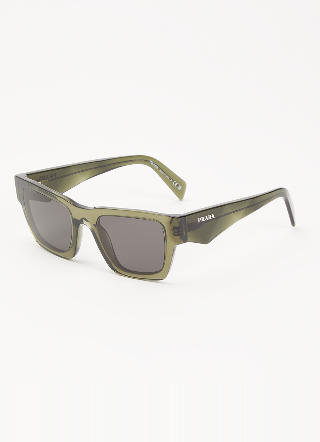 Prada Wayfarer zonnebril PRA06S - voorkant mosgroen
