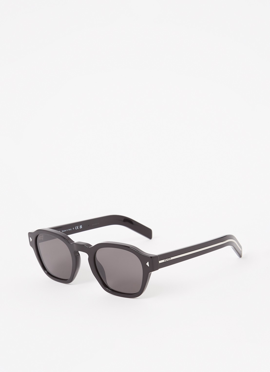 Prada Wayfarer zonnebril PRA16S - voorkant 4 zwart