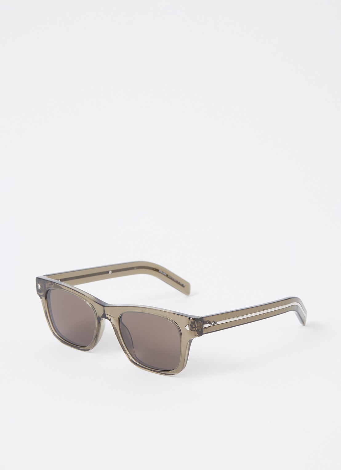Prada Wayfarer zonnebril PRA17S  - voorkant groen