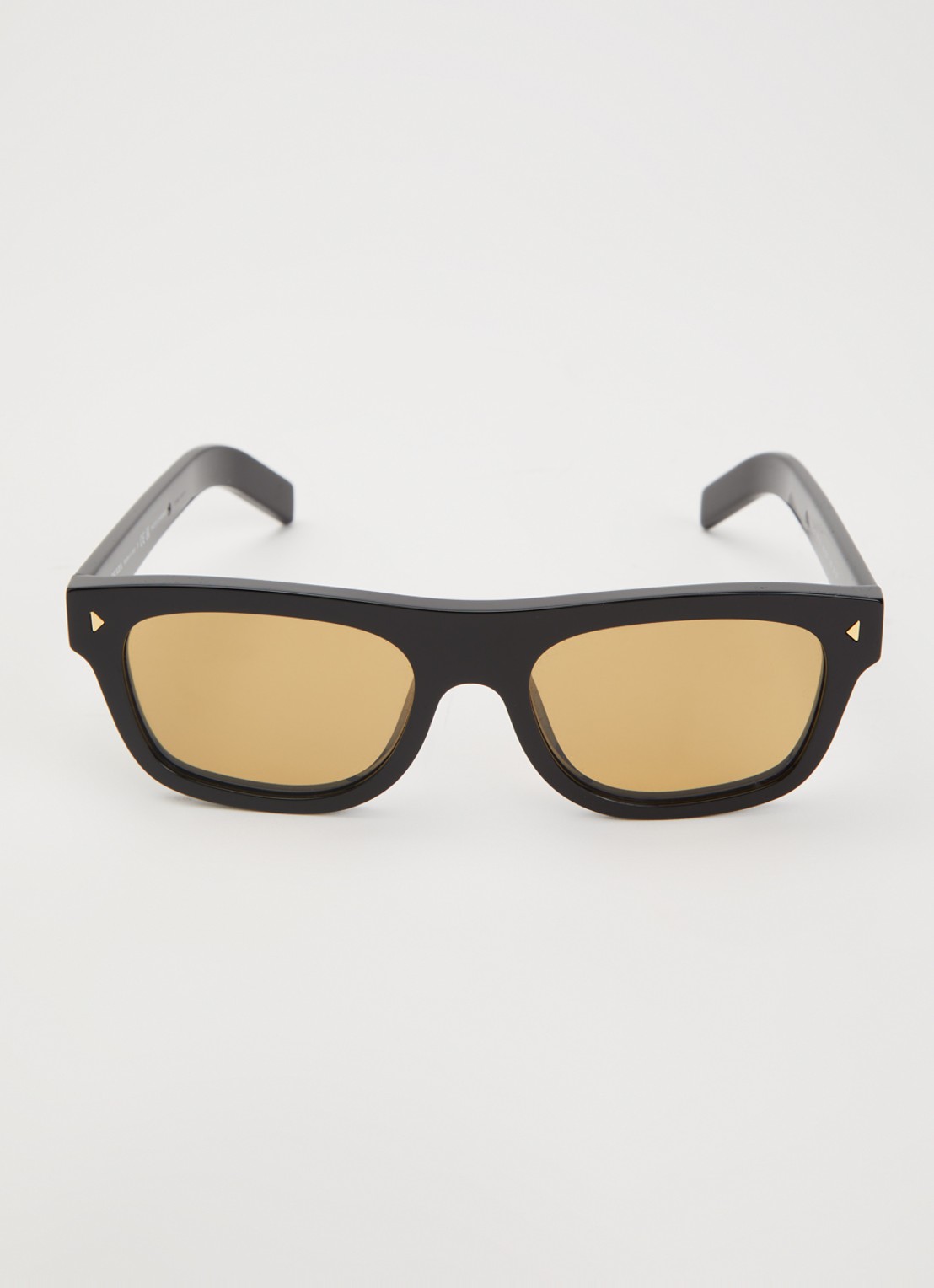 Prada Wayfarer zonnebril PRB12S - detail 2 zwart