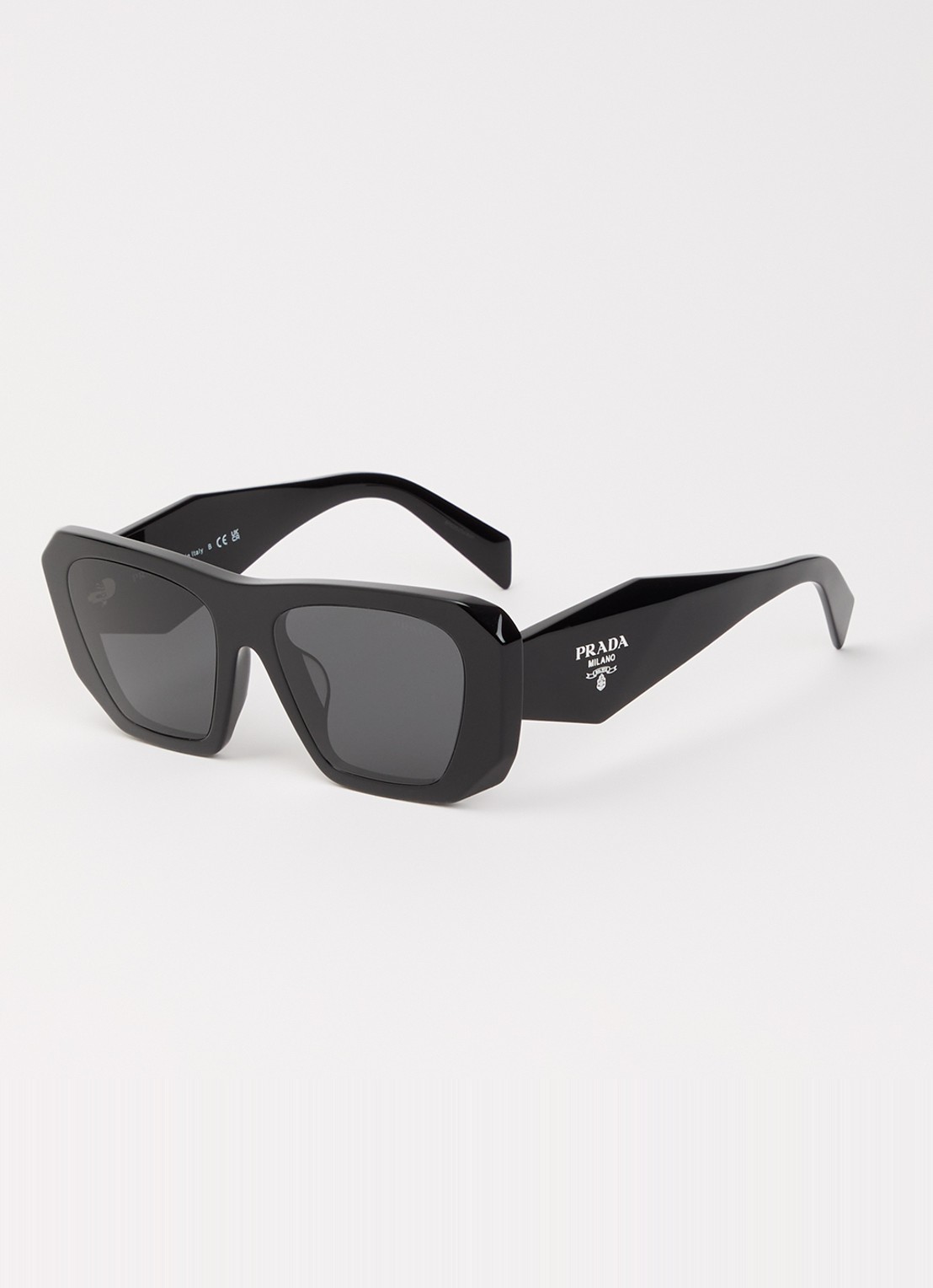 Prada Wayfarer zonnebril PRB18SF - voorkant grijs
