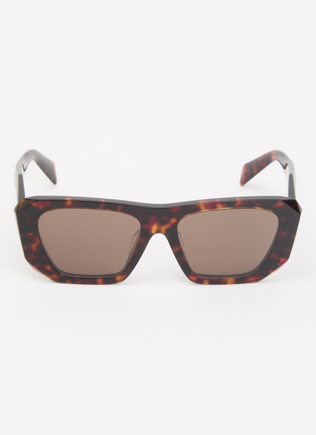 Prada Wayfarer zonnebril PRB18SF - detail donkerbruin