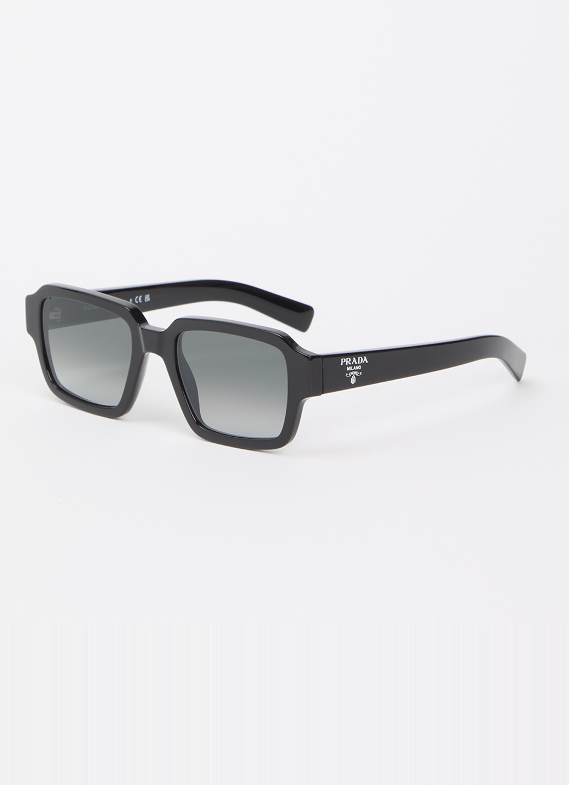 Prada Wayfarer zonnebril PS 02ZS - voorkant 4 diepzwart