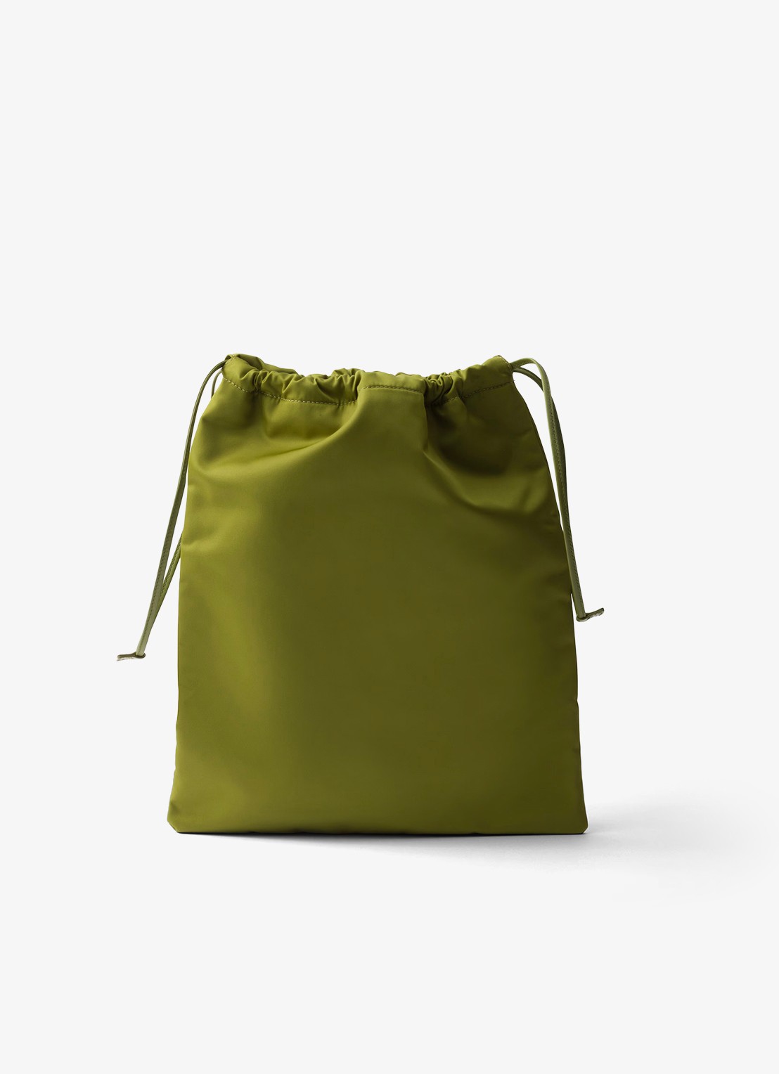 Prada Wish Re-Nylon handtas met logo - achterkant groen