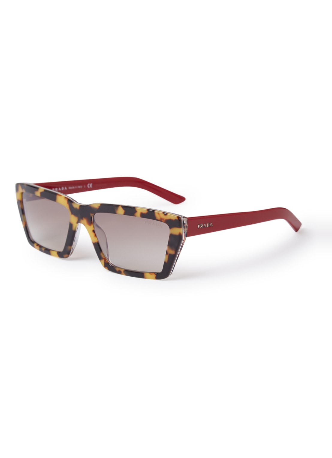 Prada Zonnebril PR04VS - voorkant 4 donkerbruin
